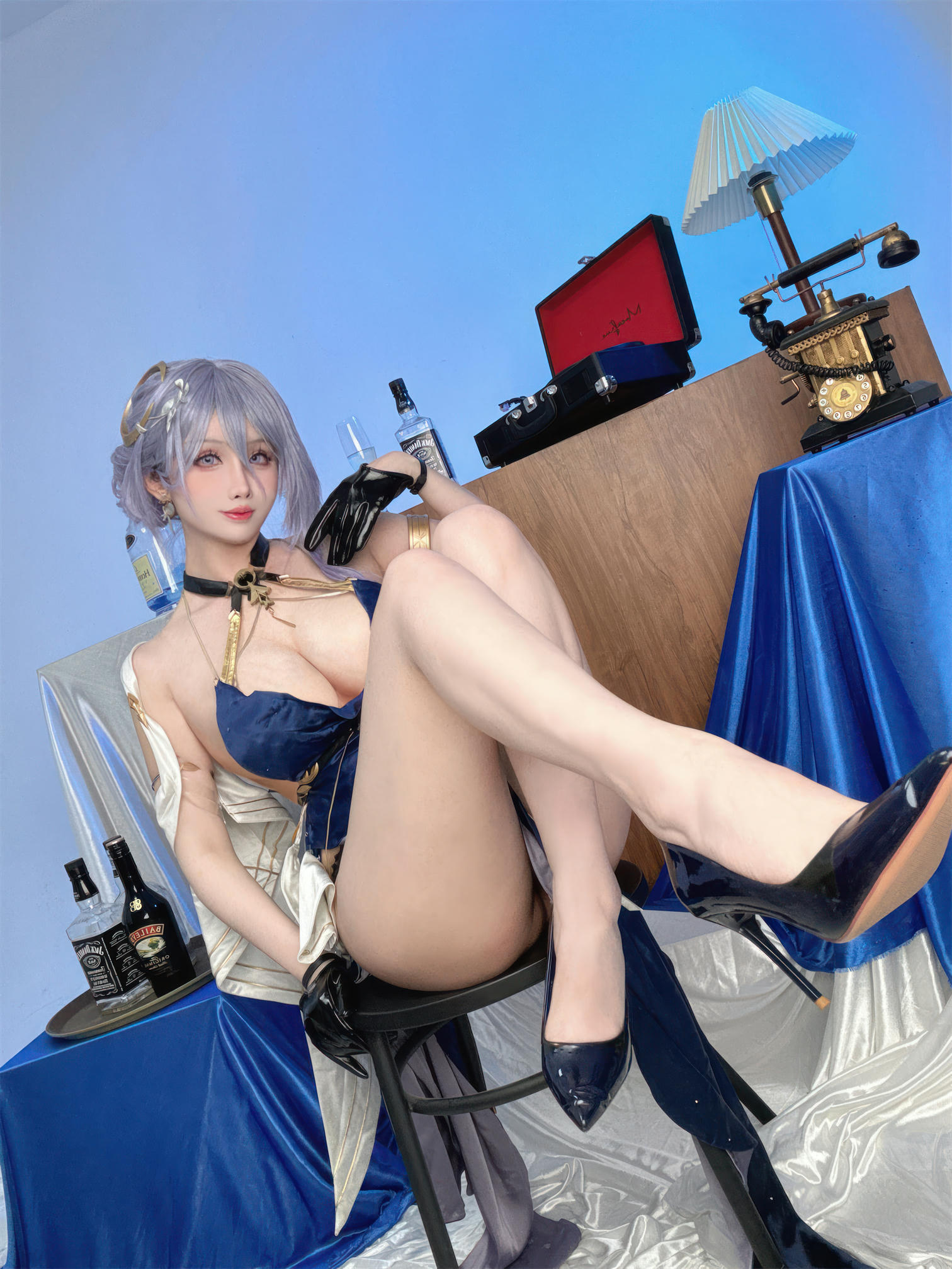 rioko凉凉子 NO.135 深空之眼 塞勒涅 [15P6V-164MB]_第1集