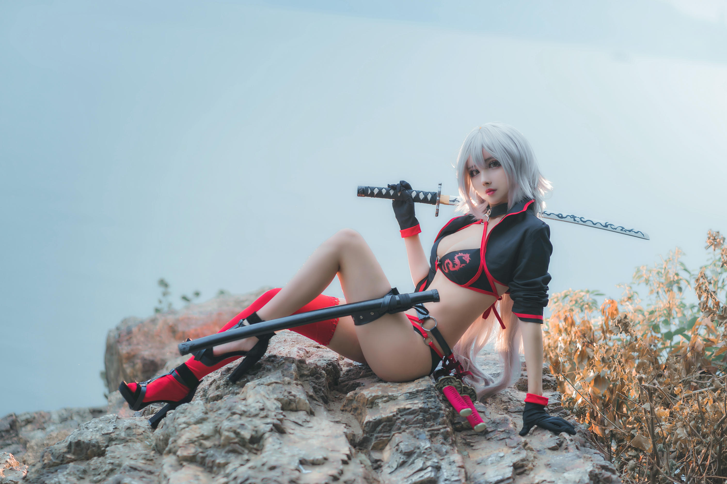 rioko凉凉子 NO.018 泳装黑贞 [8P-97MB]_第1集