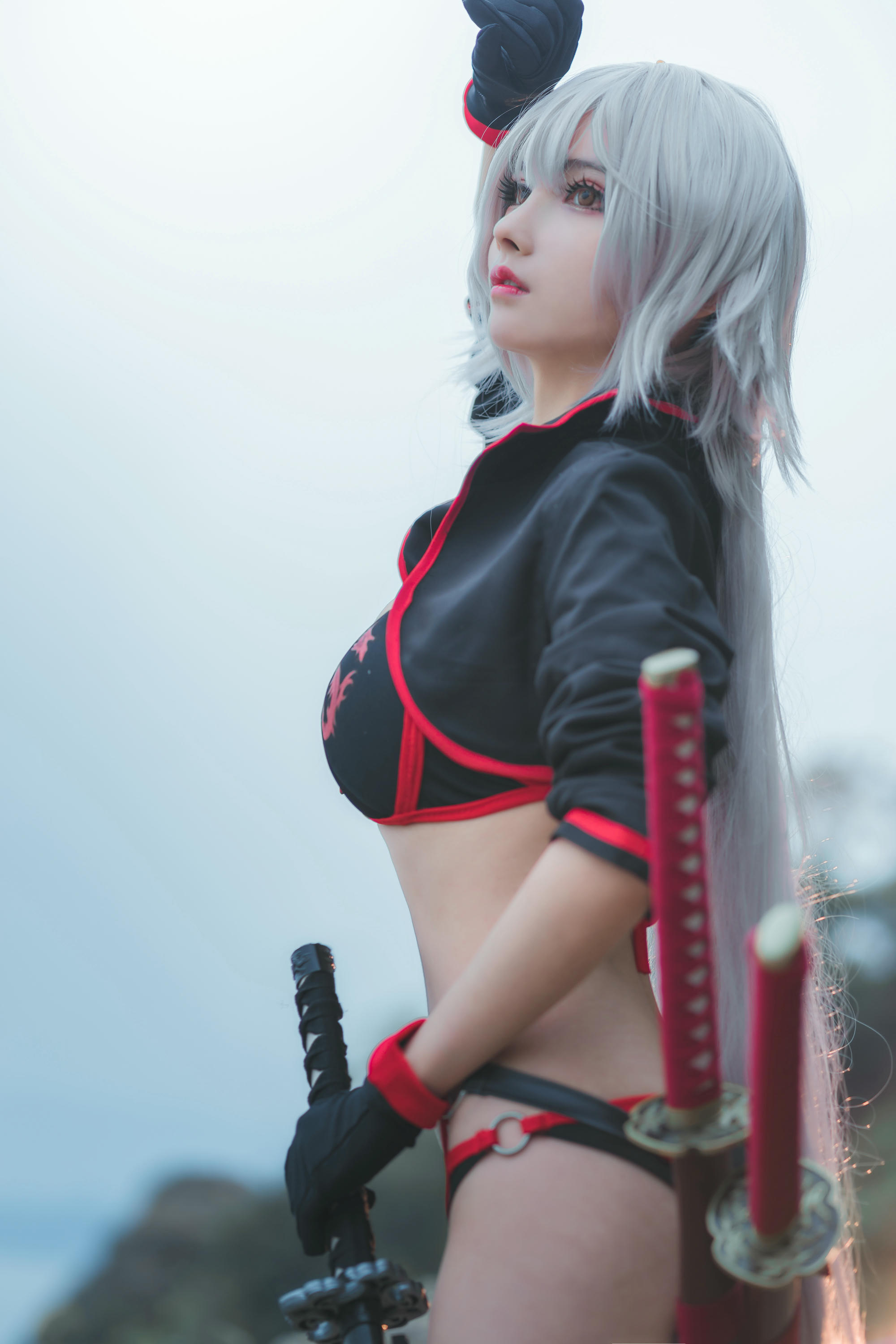 rioko凉凉子 NO.018 泳装黑贞 [8P-97MB]_第1集