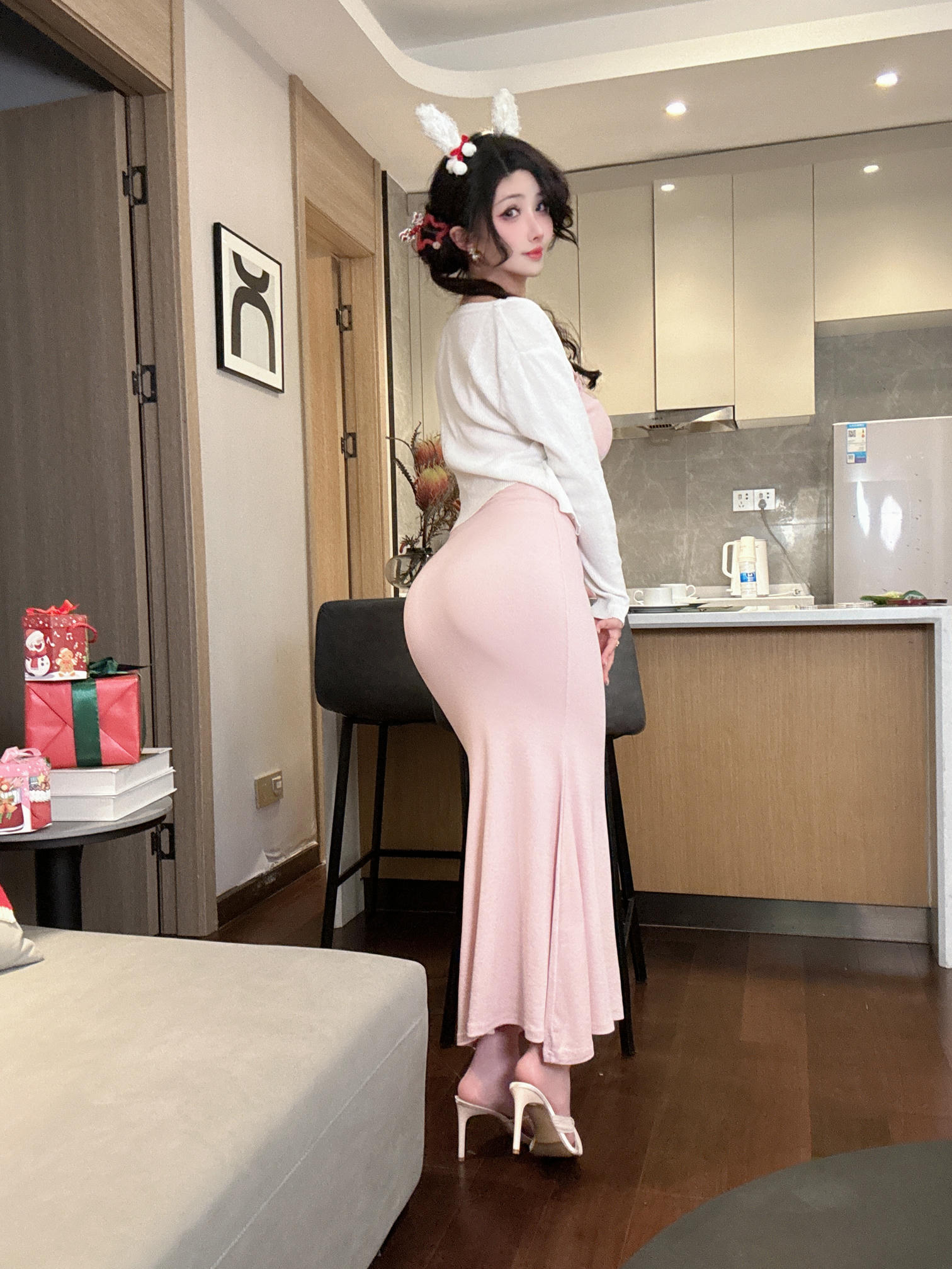 rioko凉凉子 NO.139 圣诞草莓蛋糕[32P10V 704M]_第1集