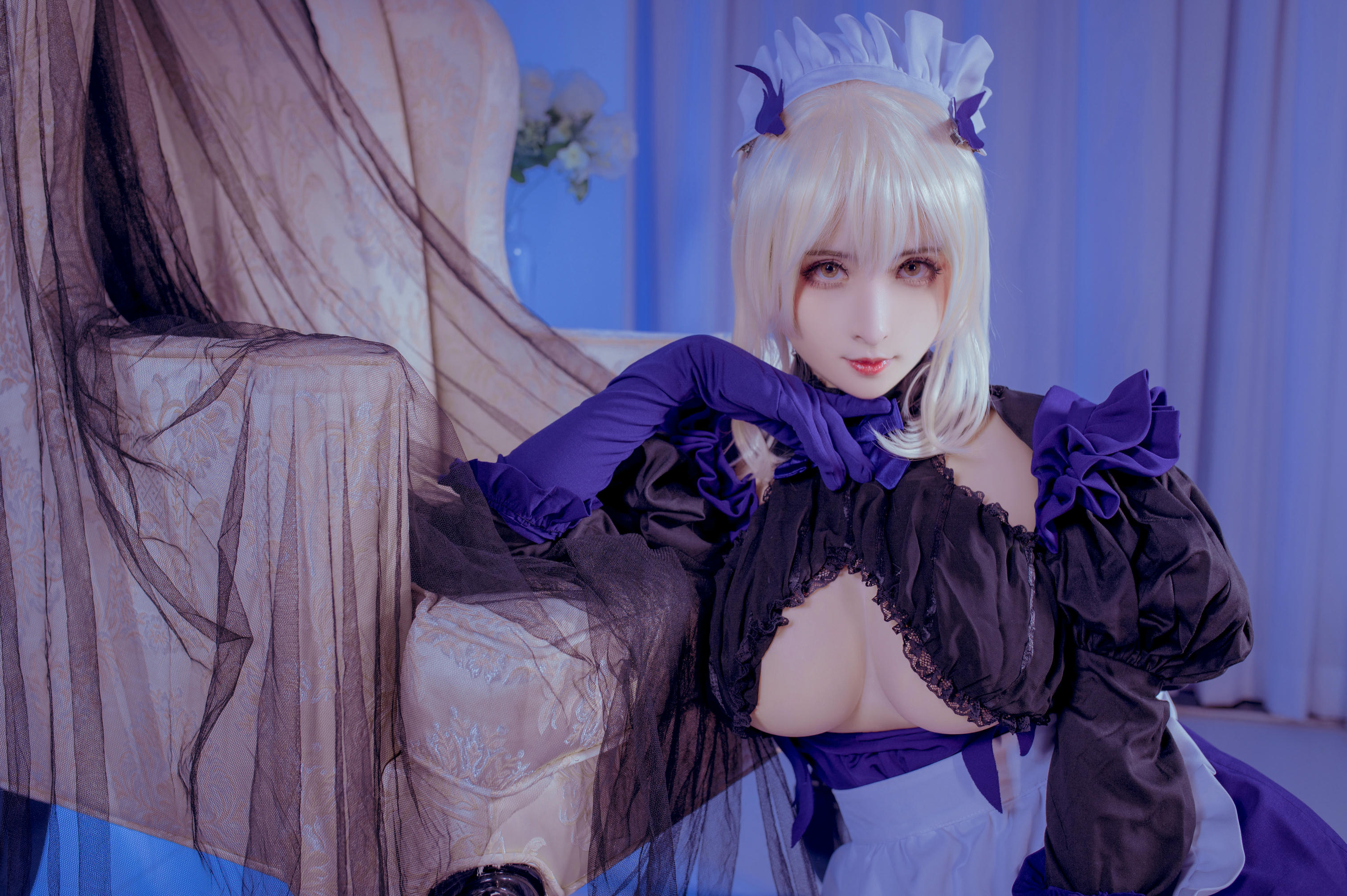 rioko凉凉子 NO.022 黑枪呆女仆 [26P1V-328MB]_第1集