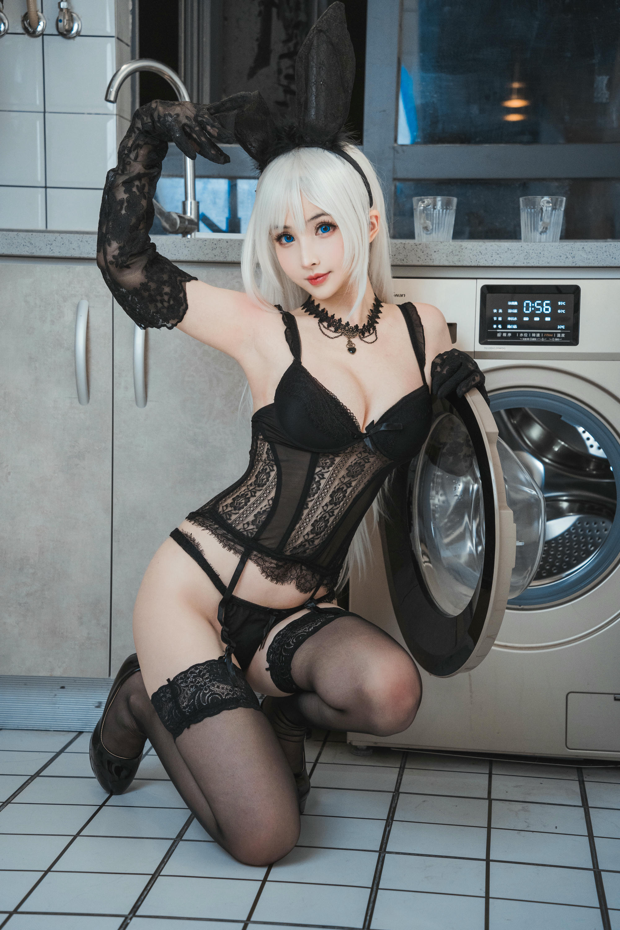 rioko凉凉子 NO.058 兼职是修女的兔子小姐 [30P-419MB]_第2集