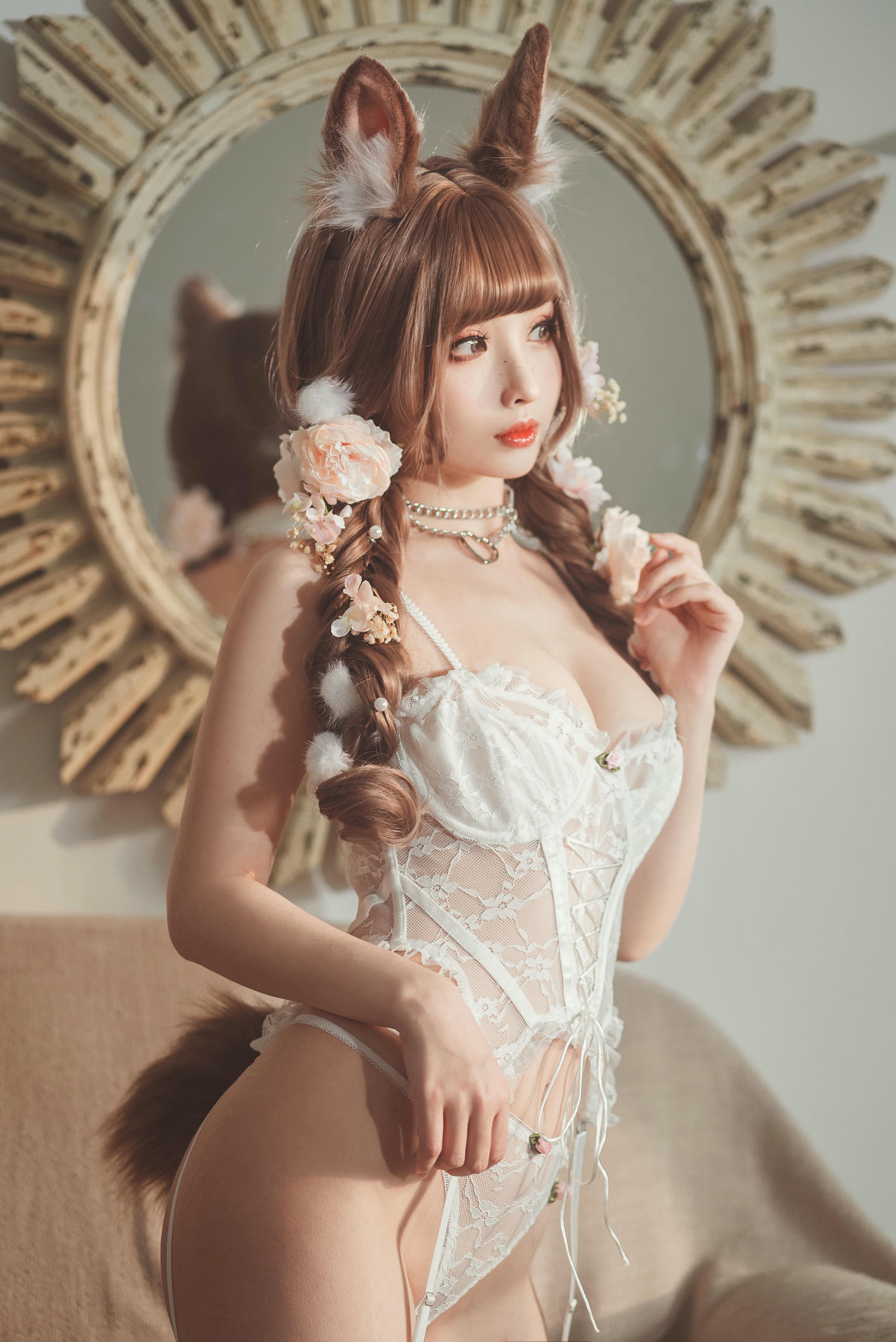 rioko凉凉子 NO.068 花涧兔 [44P8V-0.99GB]-正片_第1集