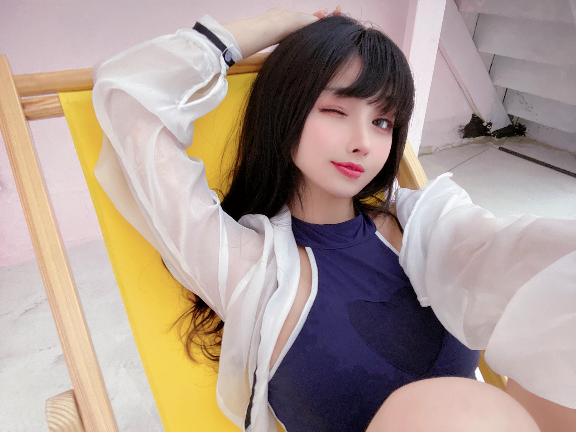 rioko凉凉子 NO.072 天台竞泳 [50P1V-247MB]-自拍_第1集