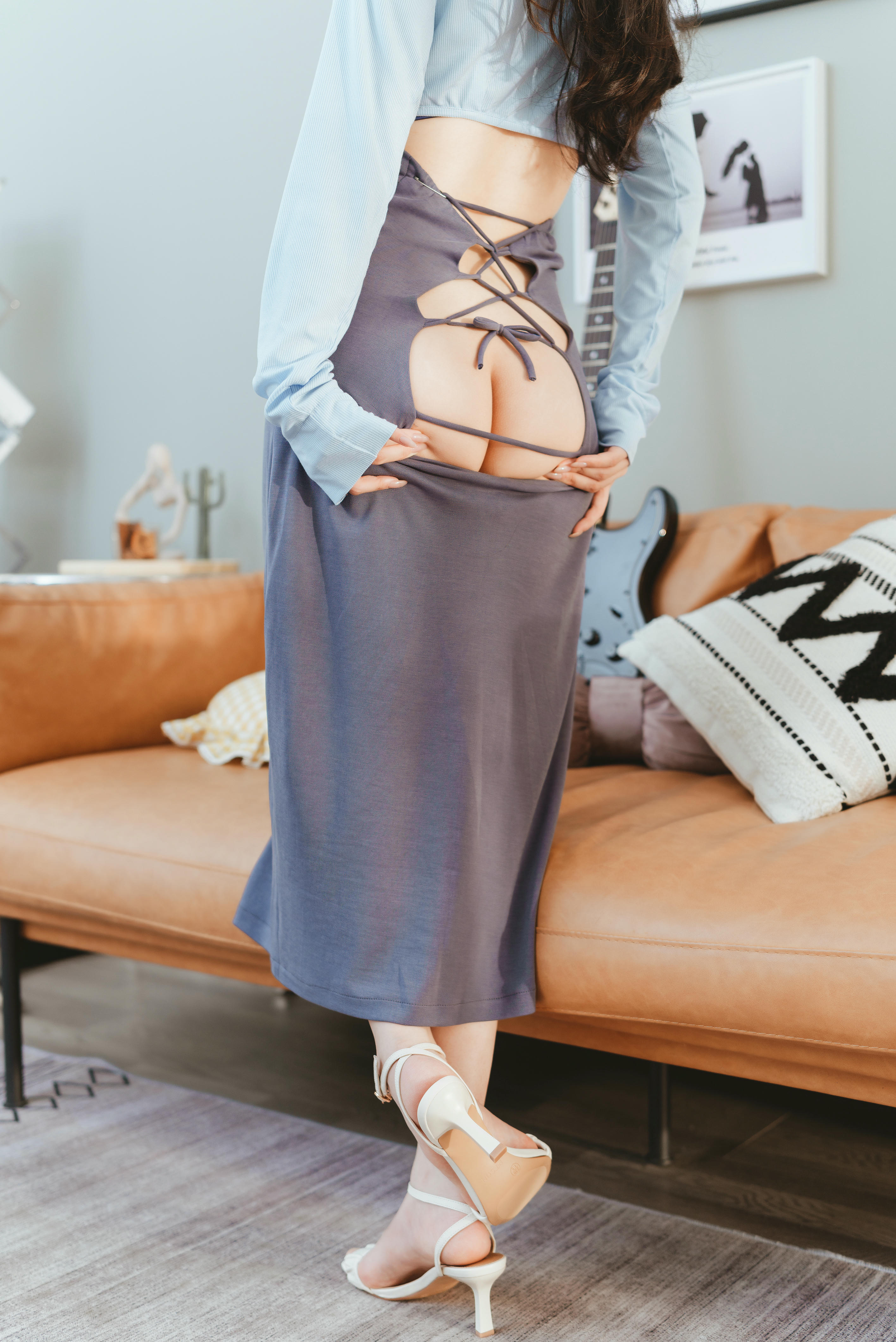 rioko凉凉子 NO.074 吉他妹妹系带裙 [45P1V-1.25GB]_第1集