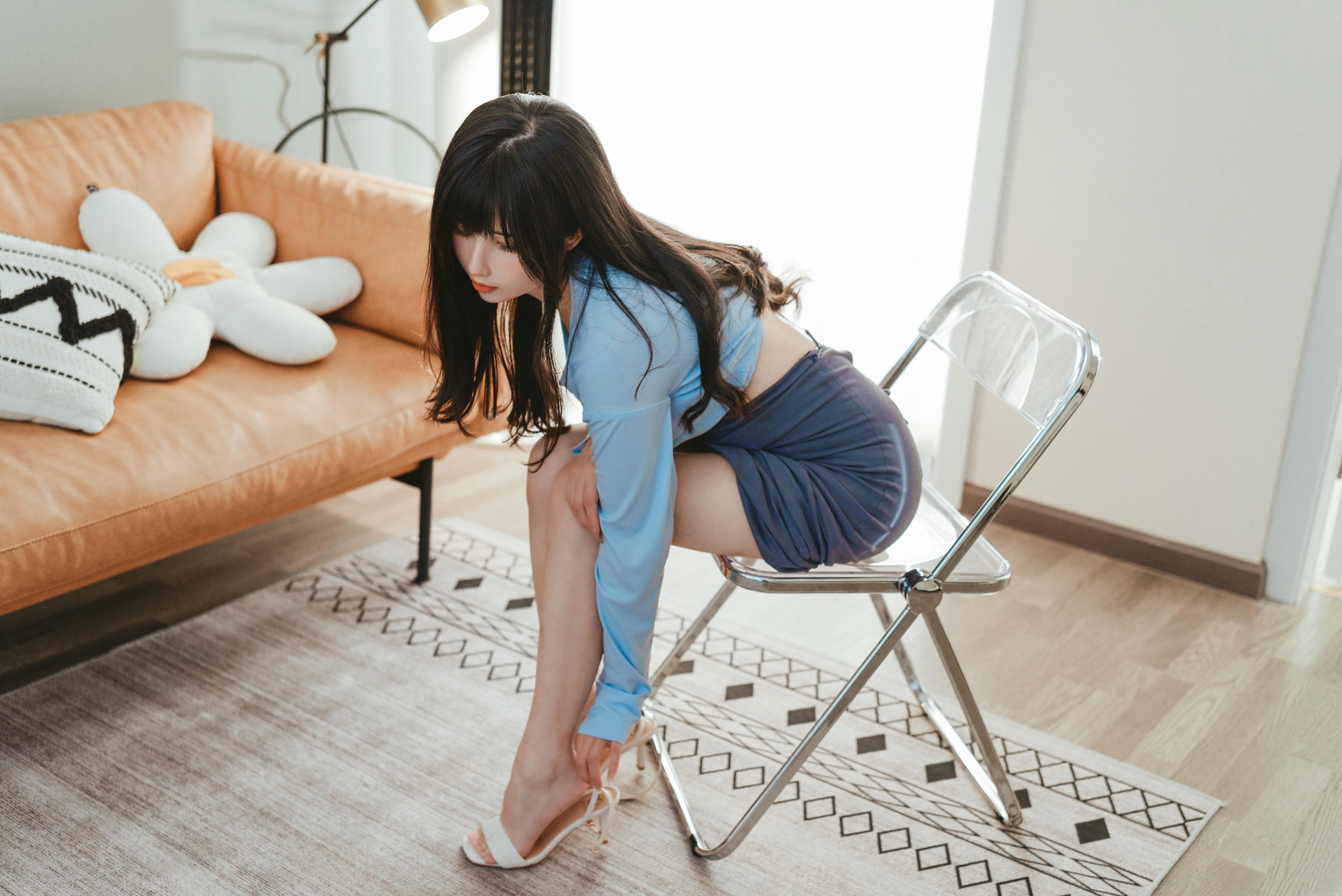 rioko凉凉子 NO.074 吉他妹妹系带裙 [45P1V-1.25GB]_第1集