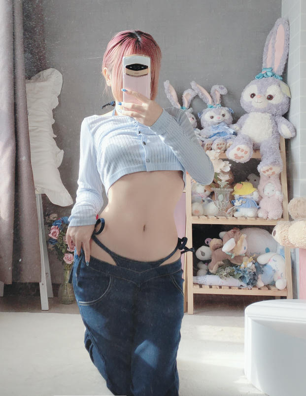 日奈娇 NO.074 牛仔裤自拍[80P-132MB]_第1集