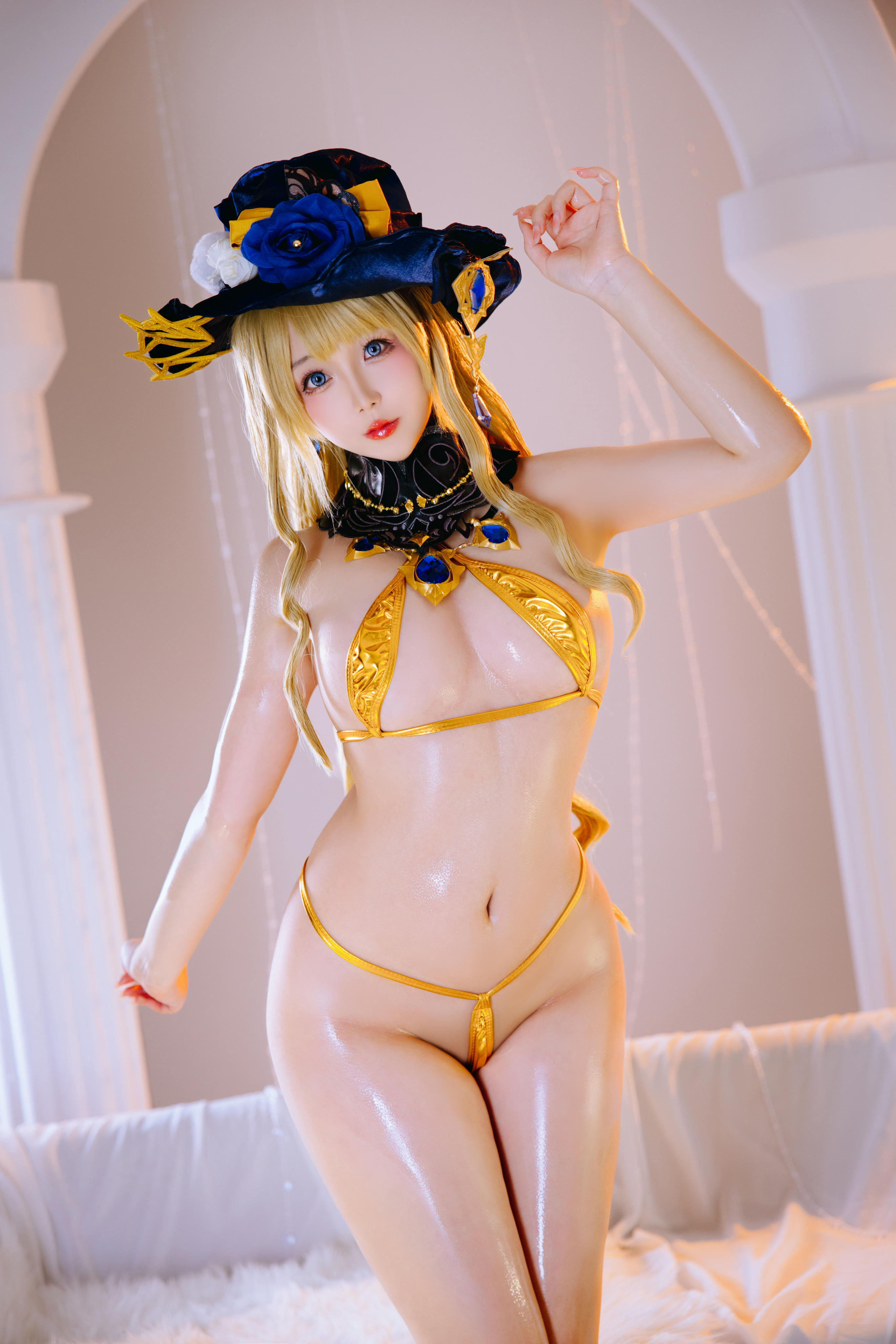 日奈娇 NO.125 原神 娜维娅[74P-758.6M]_第2集