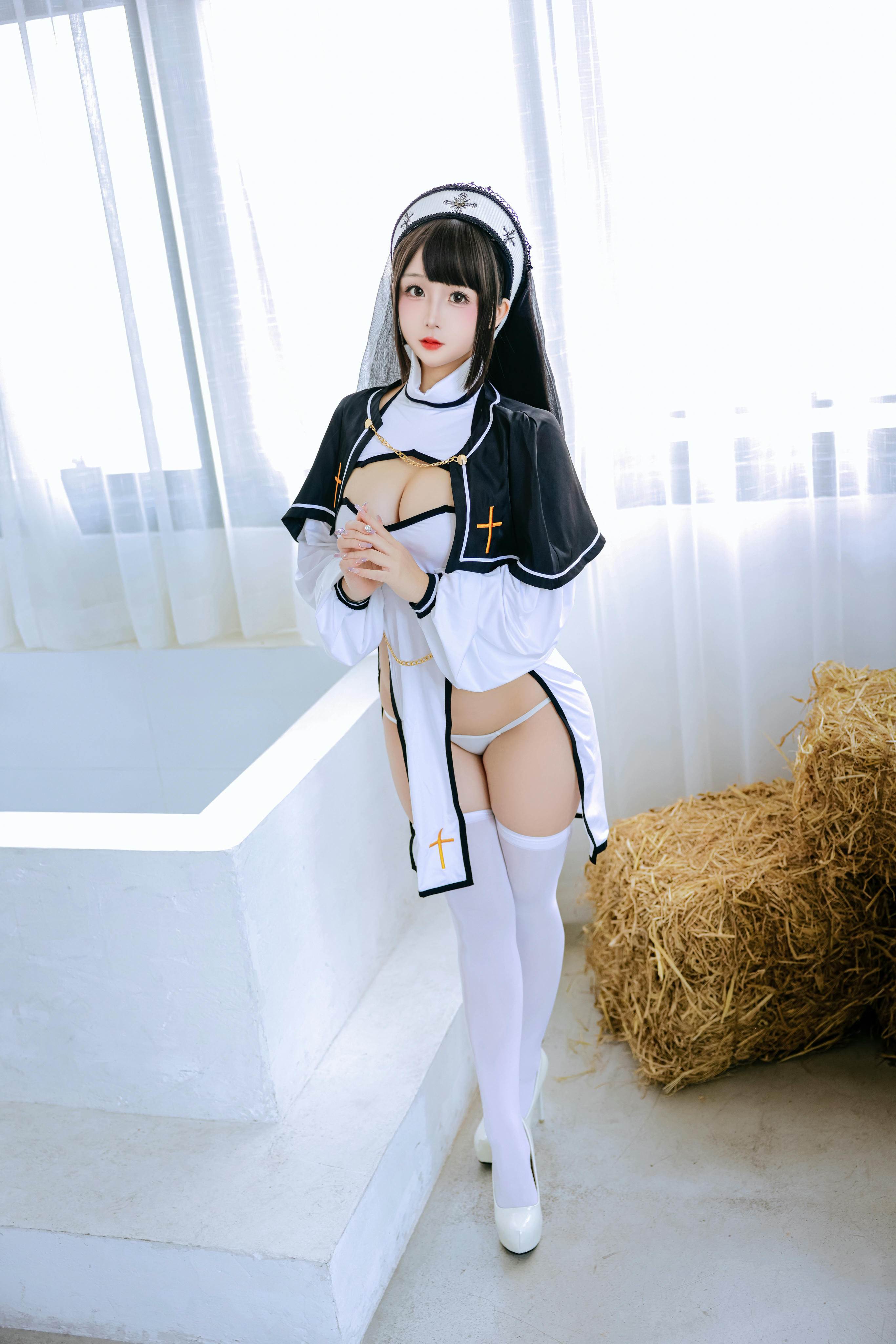 日奈娇 NO.148 2024.1月月刊 圣洁修女 [110P 1.25GB]_第1集