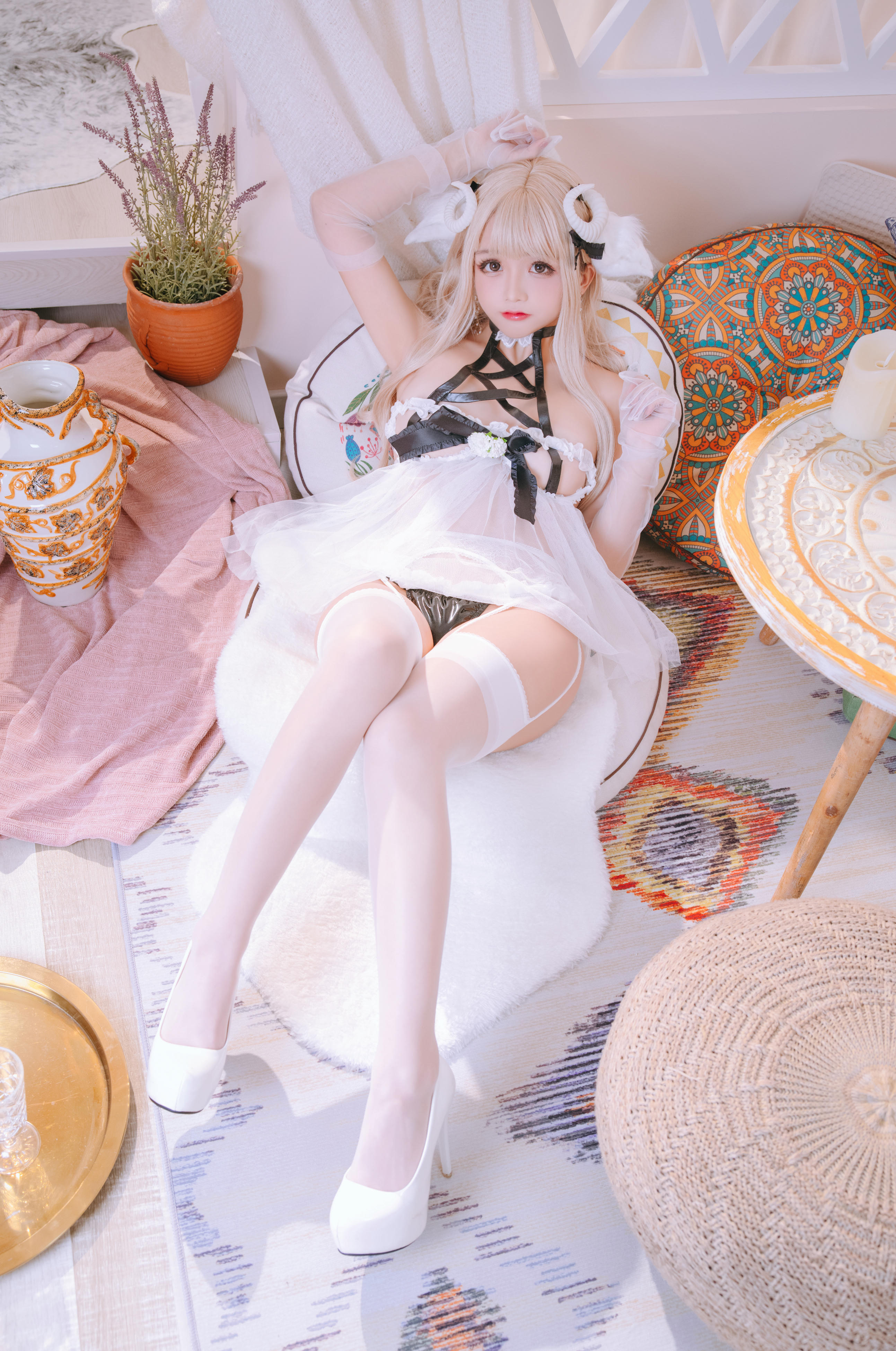 日奈娇 NO.152 白小绵羊[70P-407.1M]_第1集