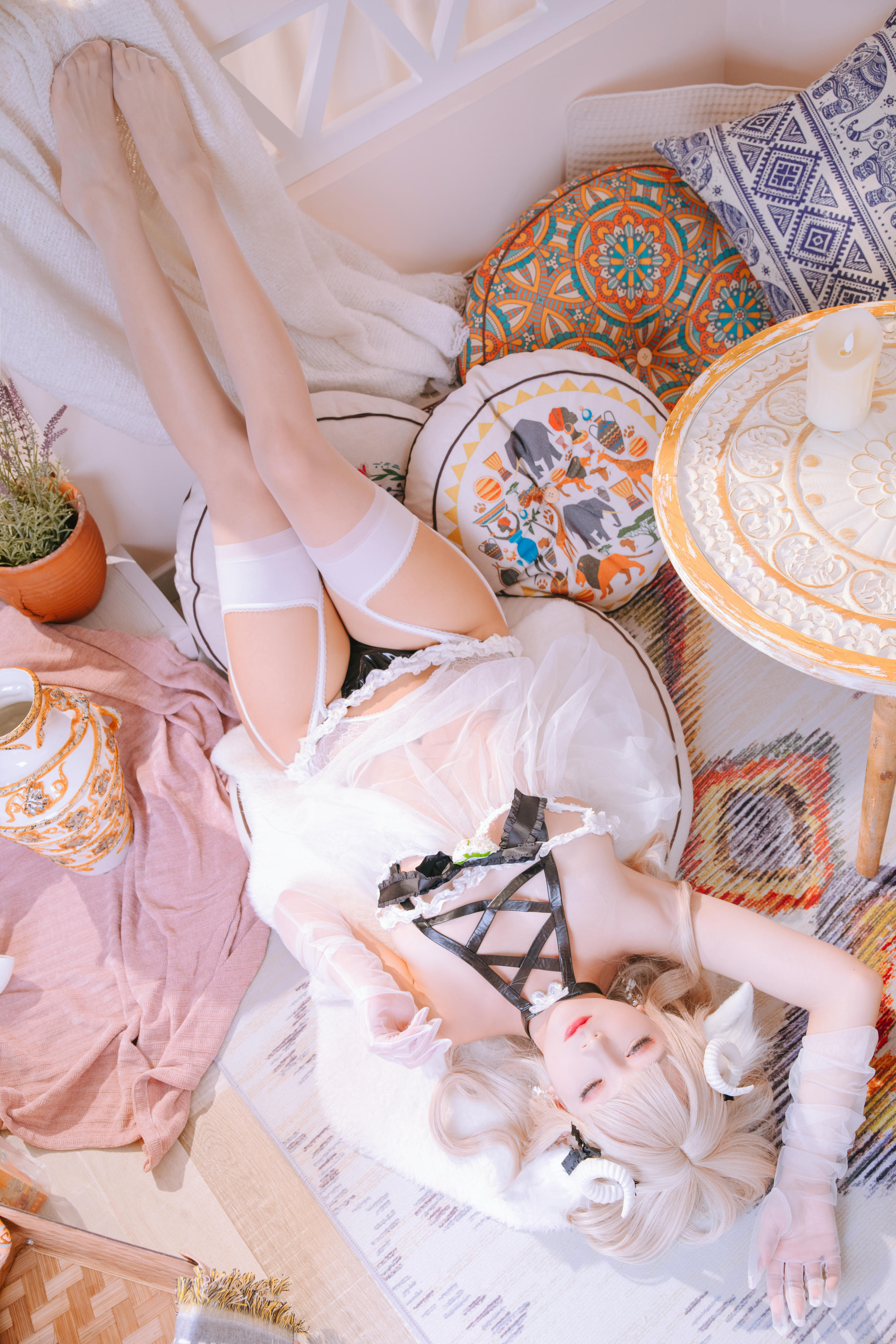 日奈娇 NO.152 白小绵羊[70P-407.1M]_第2集