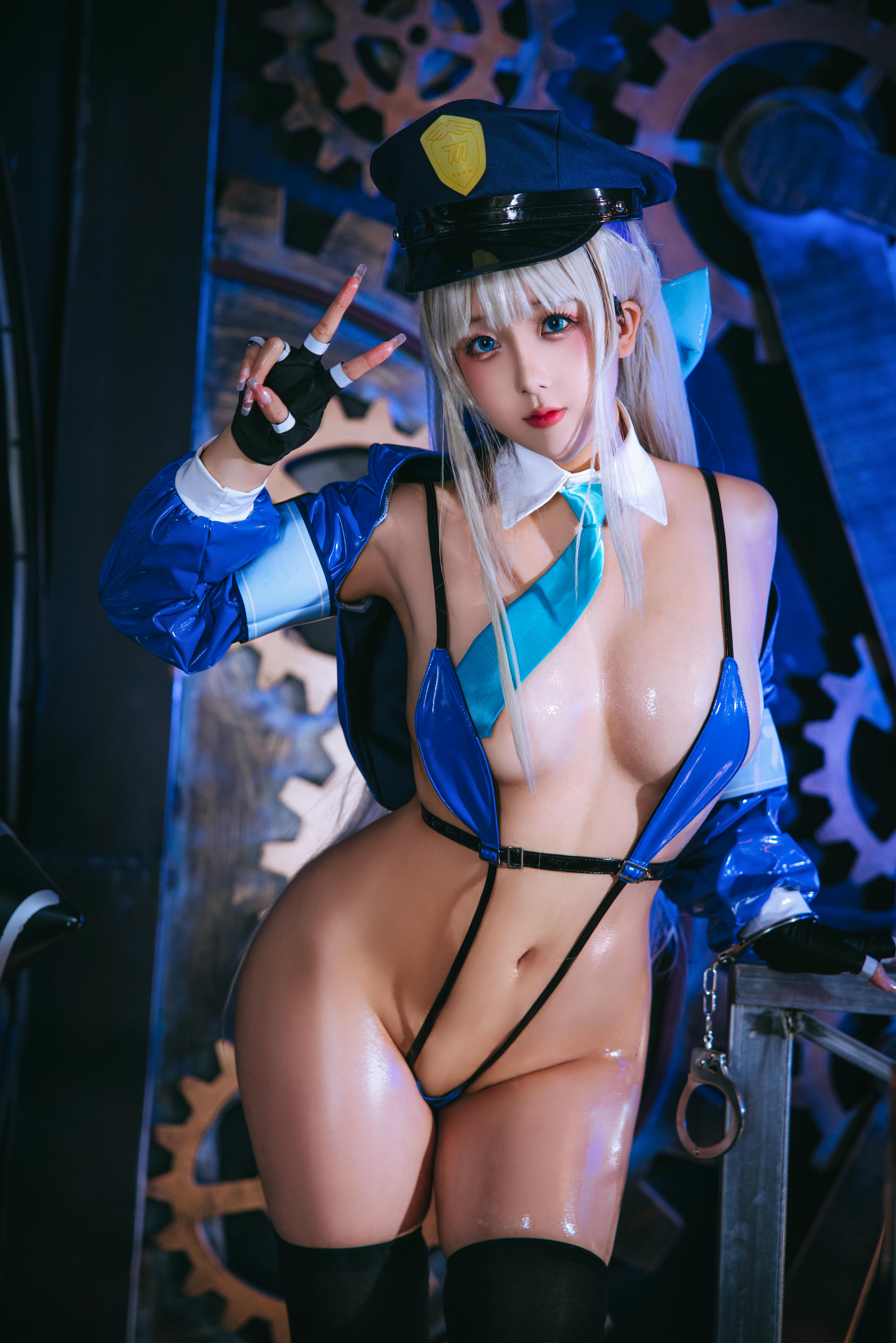 日奈娇 NO.165 飞鸟马时女警 [80P 1.4GB]_第1集