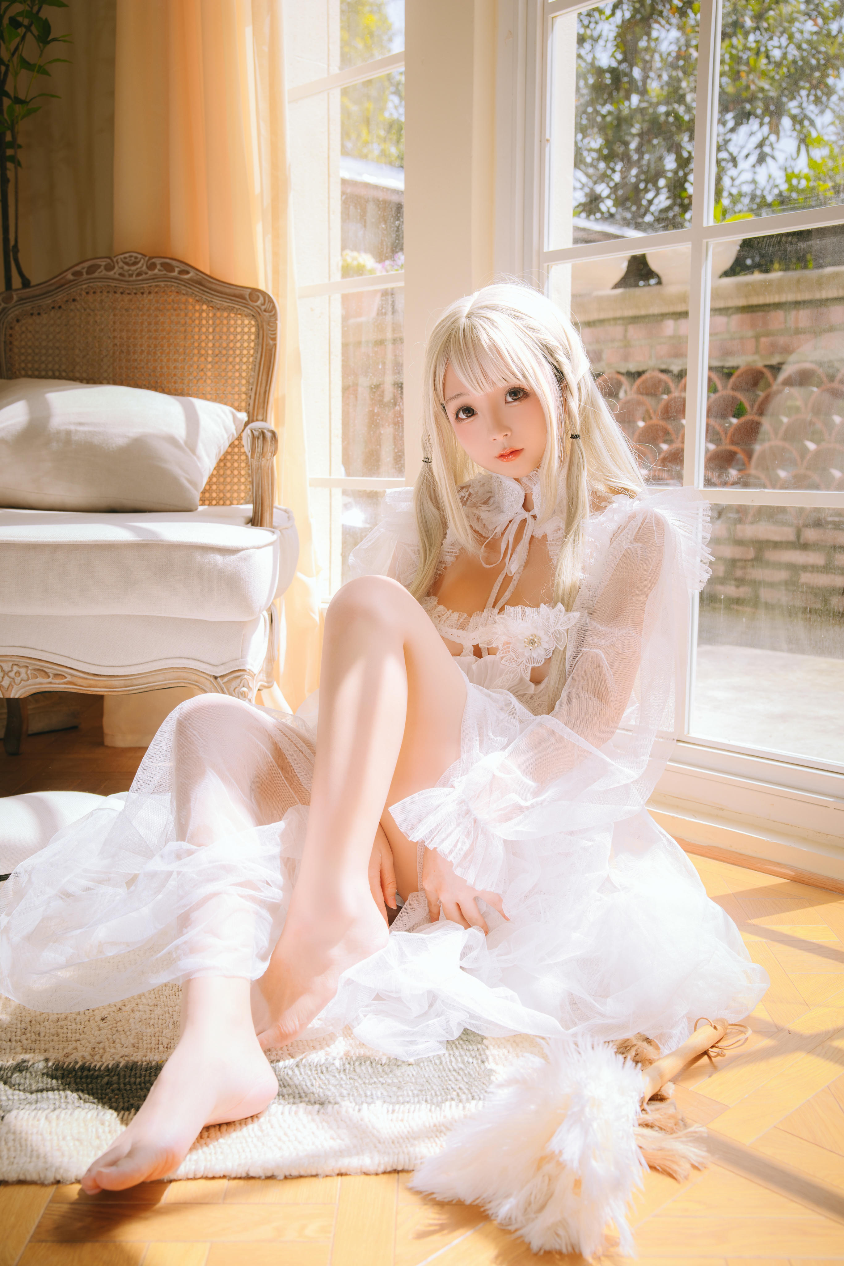 日奈娇 NO.178 白纱衣 [136P4V 1GB]_第1集