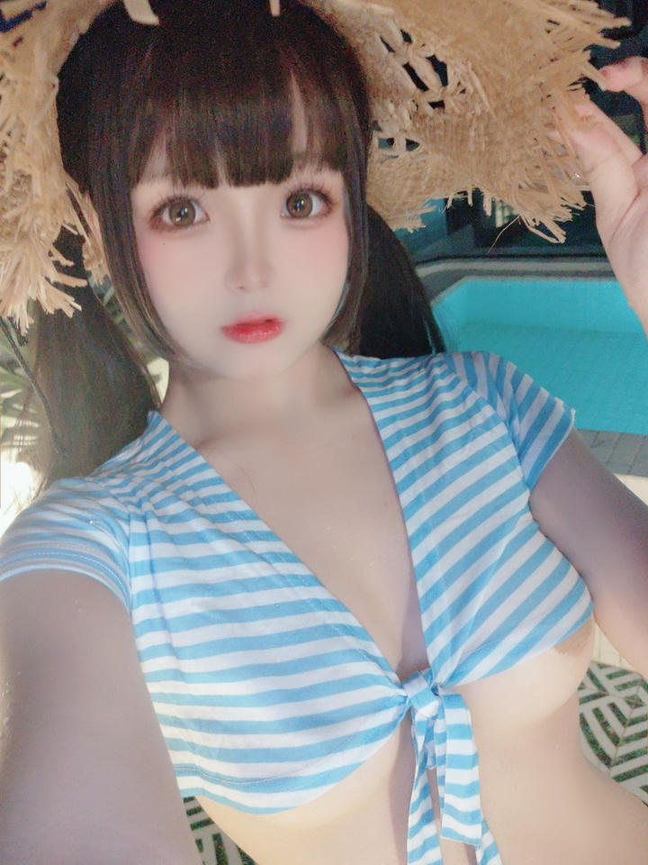 日奈娇 NO.179 蓝白条 [150P6V 1.17GB]_第7集