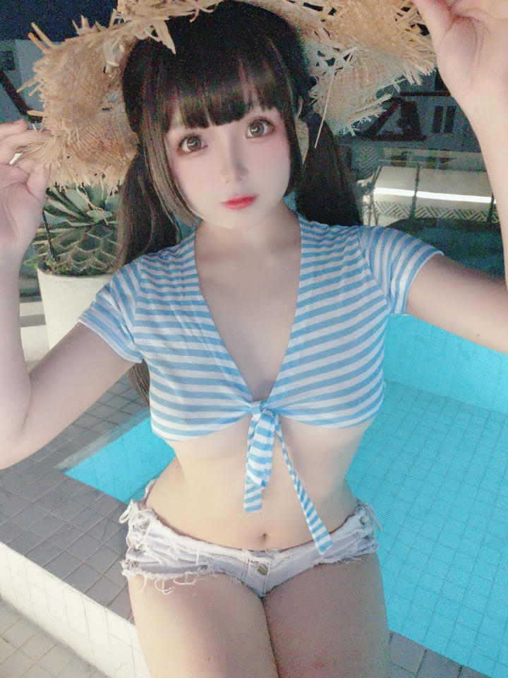 日奈娇 NO.179 蓝白条 [150P6V 1.17GB]_第8集