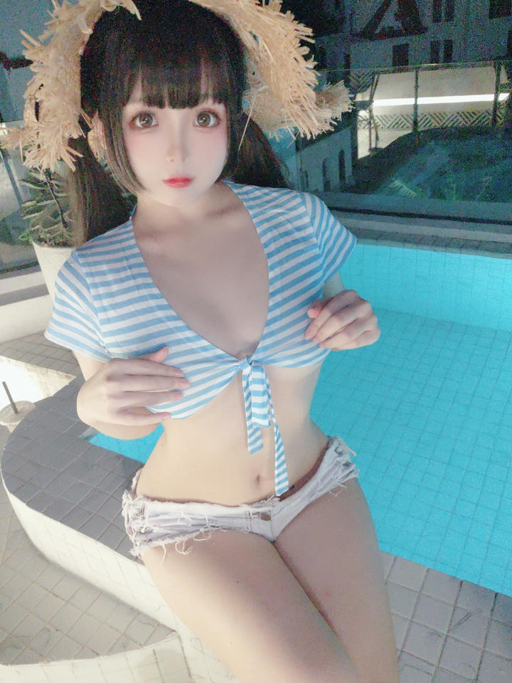 日奈娇 NO.179 蓝白条 [150P6V 1.17GB]_第8集