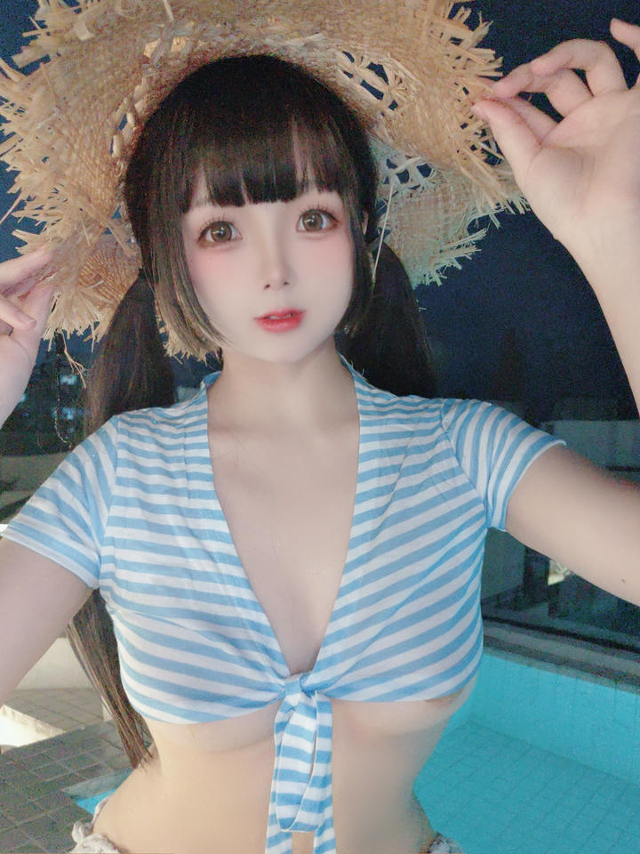 日奈娇 NO.179 蓝白条 [150P6V 1.17GB]_第8集