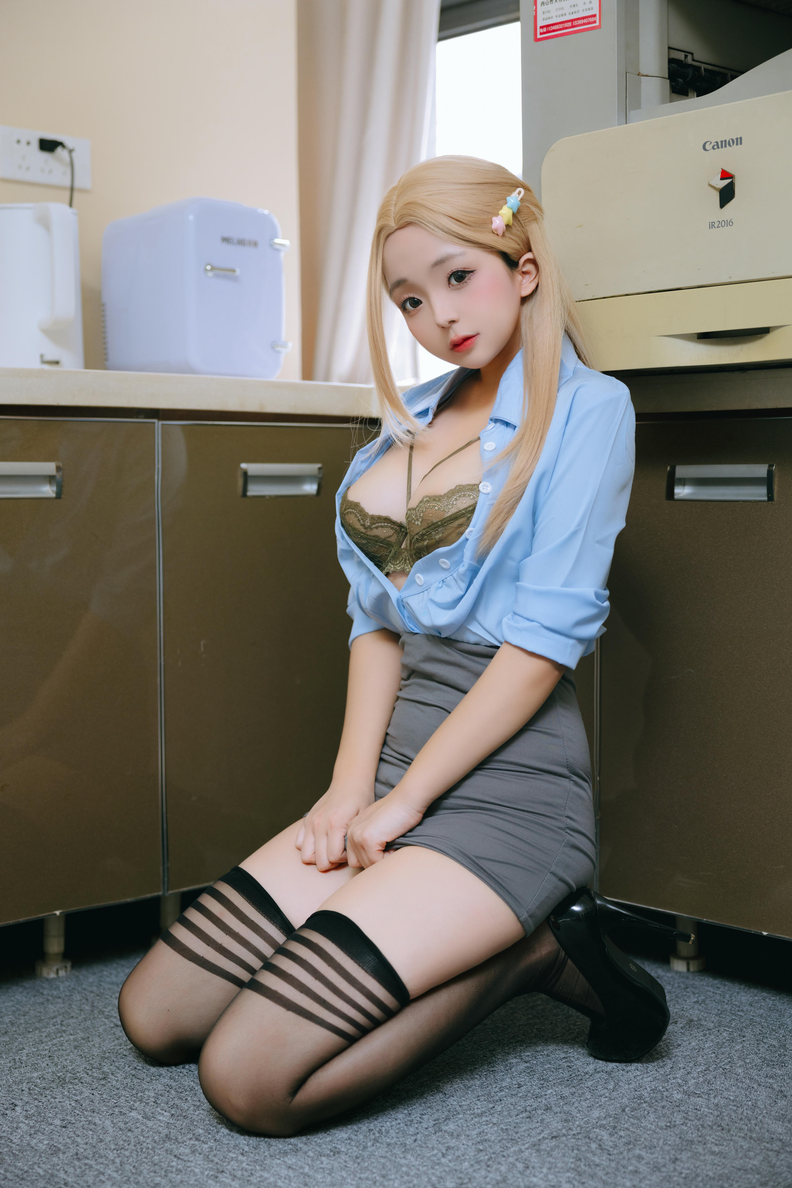 日奈娇 NO.195 办公室 [140P5V 1.32GB]_第2集