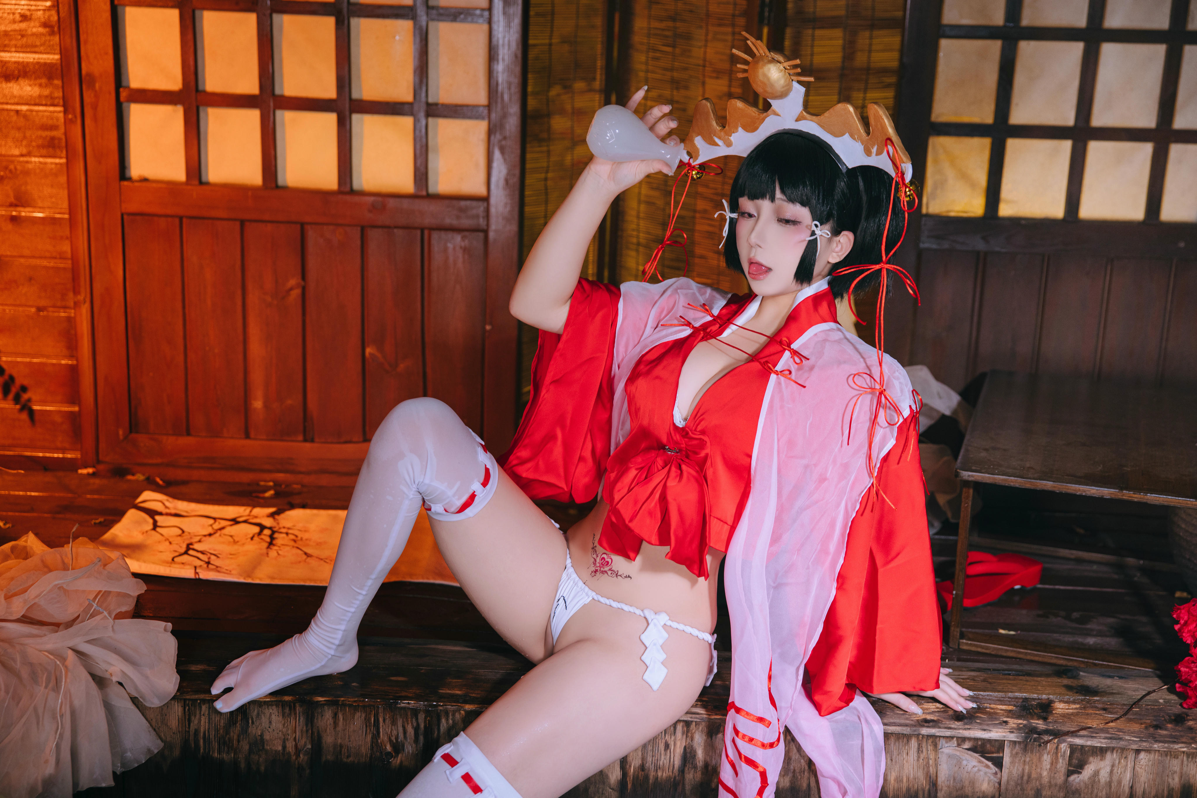 日奈娇 NO.228 辉夜巫女 [130P1V-1.13GB]_第1集