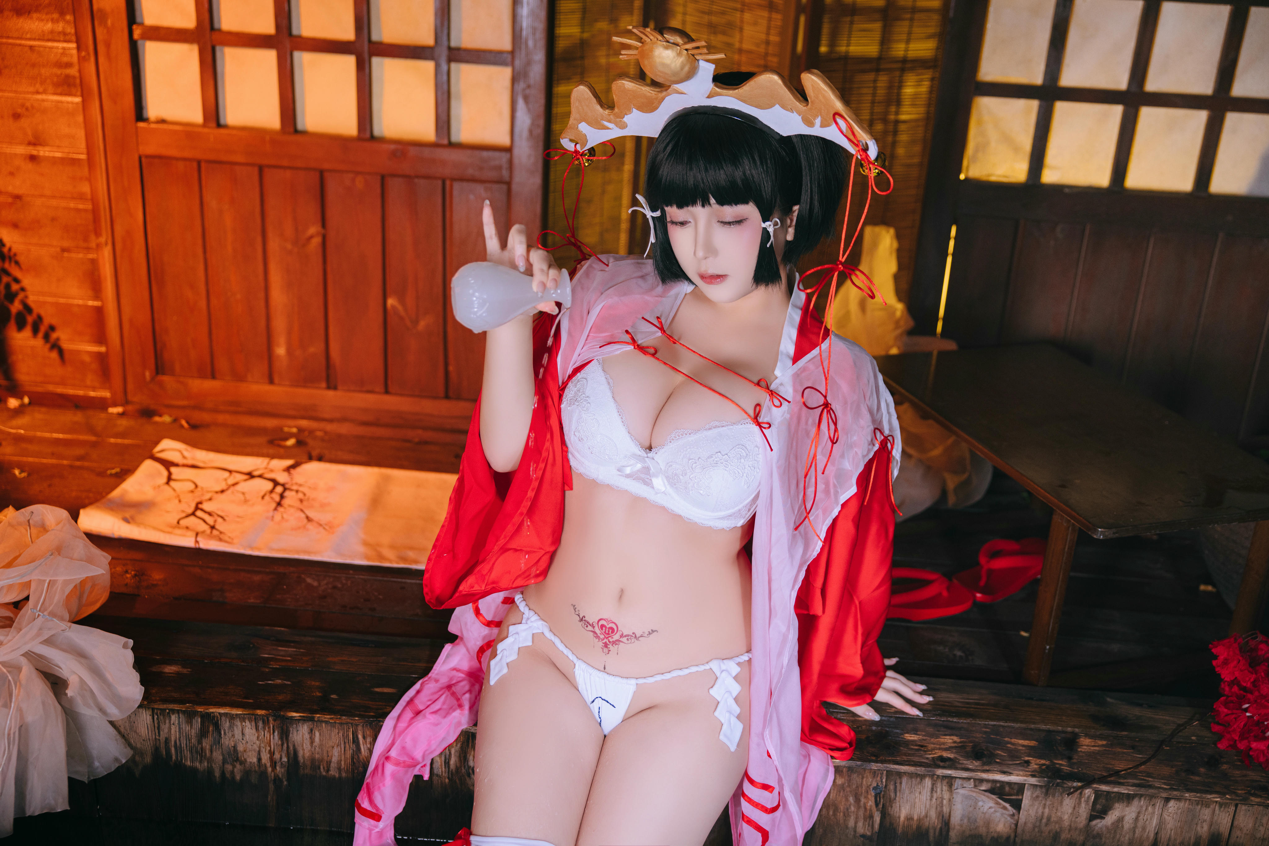 日奈娇 NO.228 辉夜巫女 [130P1V-1.13GB]_第2集