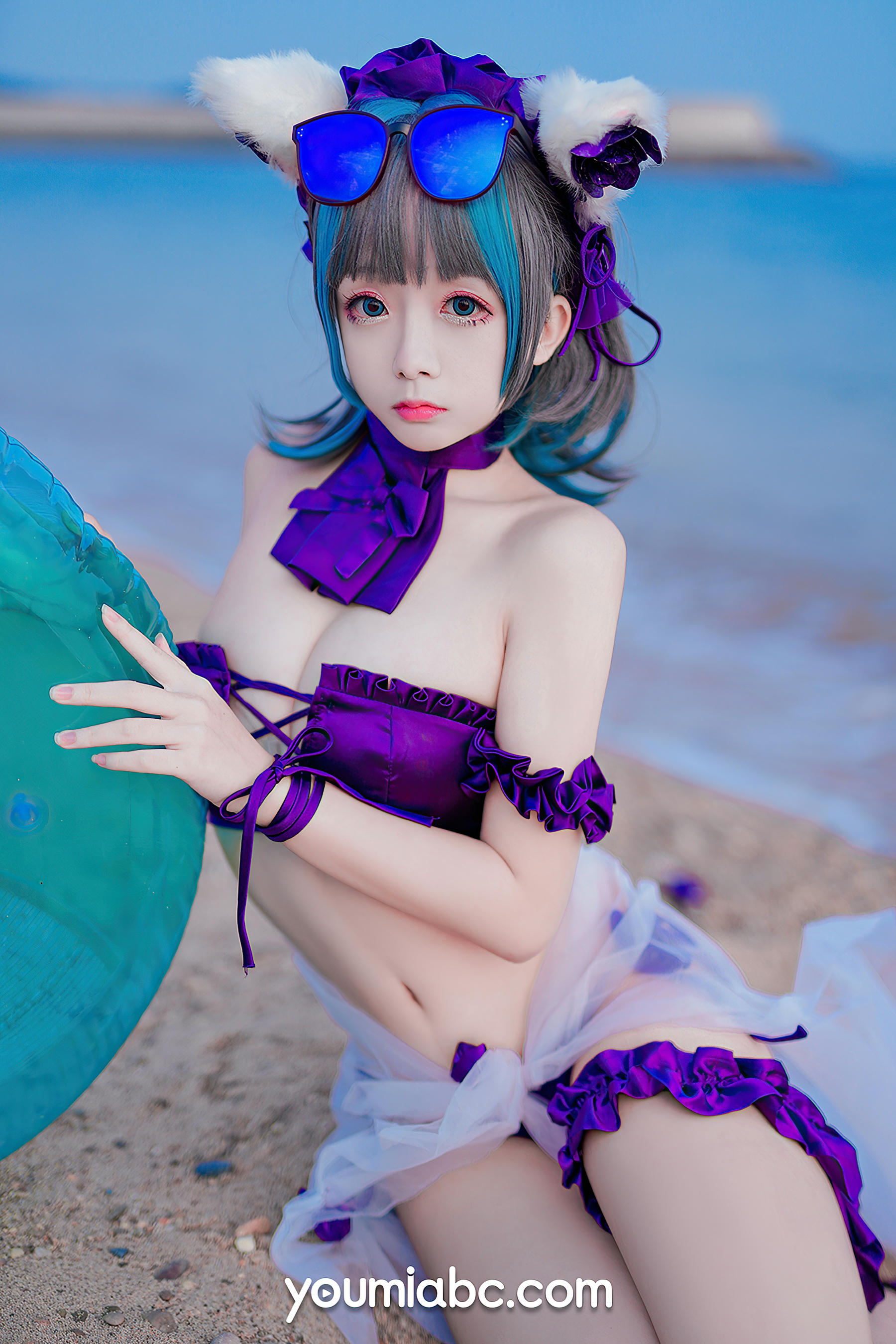 日奈娇-[YouMi]尤蜜 2020.11.10 泳装柴郡猫 奶泡娇 [40P817MB]_第2集