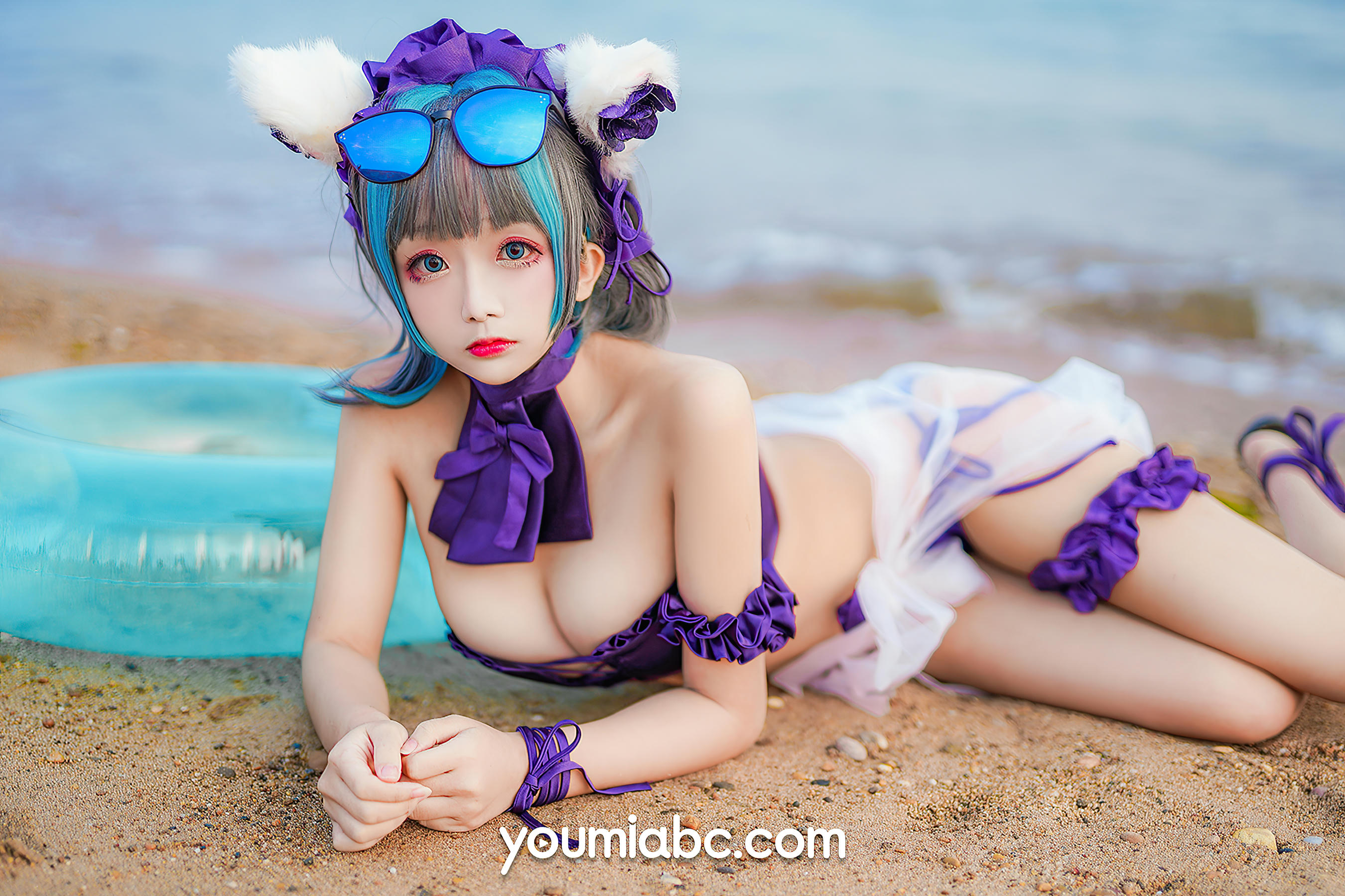 日奈娇-[YouMi]尤蜜 2020.11.10 泳装柴郡猫 奶泡娇 [40P817MB]_第2集