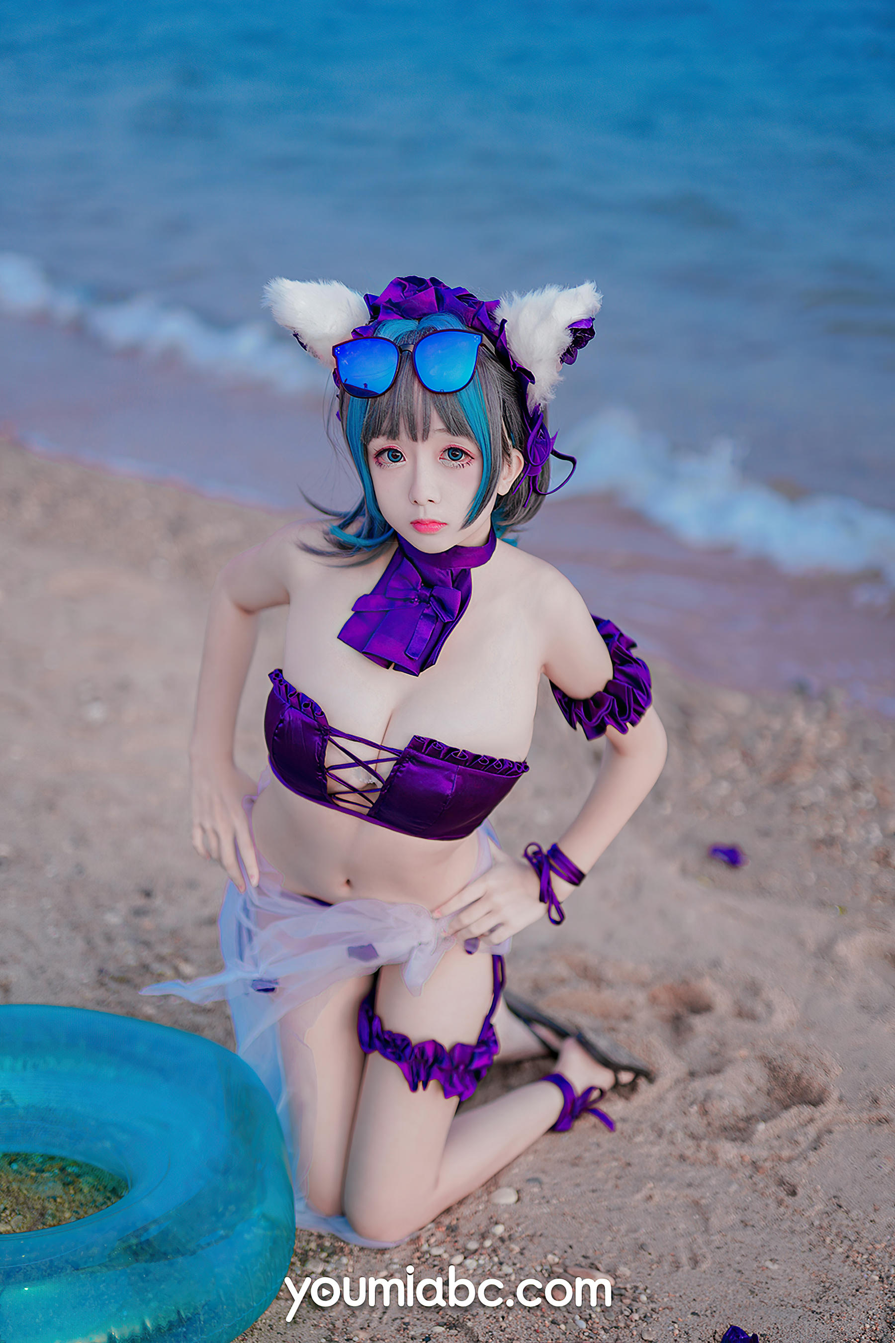 日奈娇-[YouMi]尤蜜 2020.11.10 泳装柴郡猫 奶泡娇 [40P817MB]_第2集