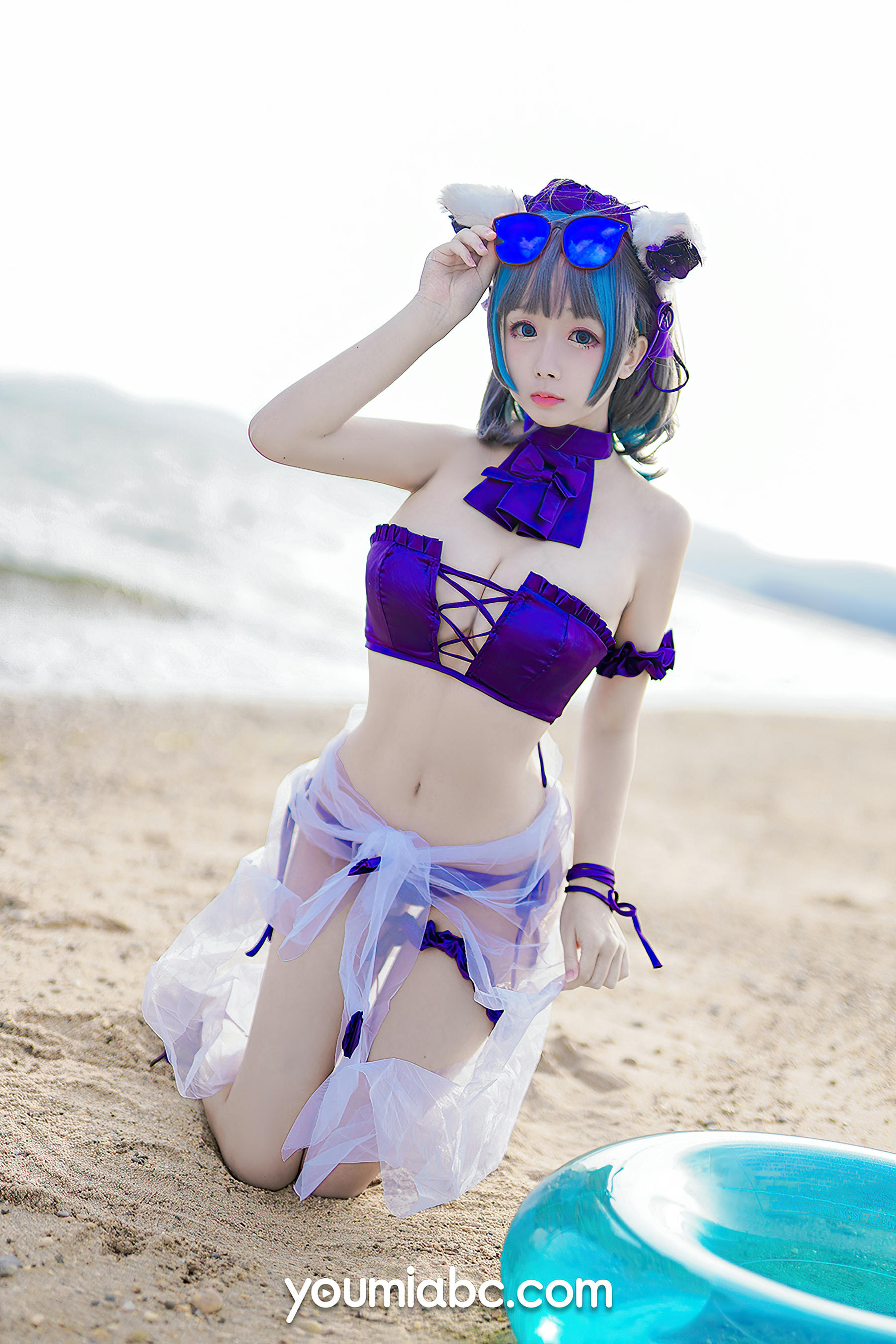 日奈娇-[YouMi]尤蜜 2020.11.10 泳装柴郡猫 奶泡娇 [40P817MB]_第1集