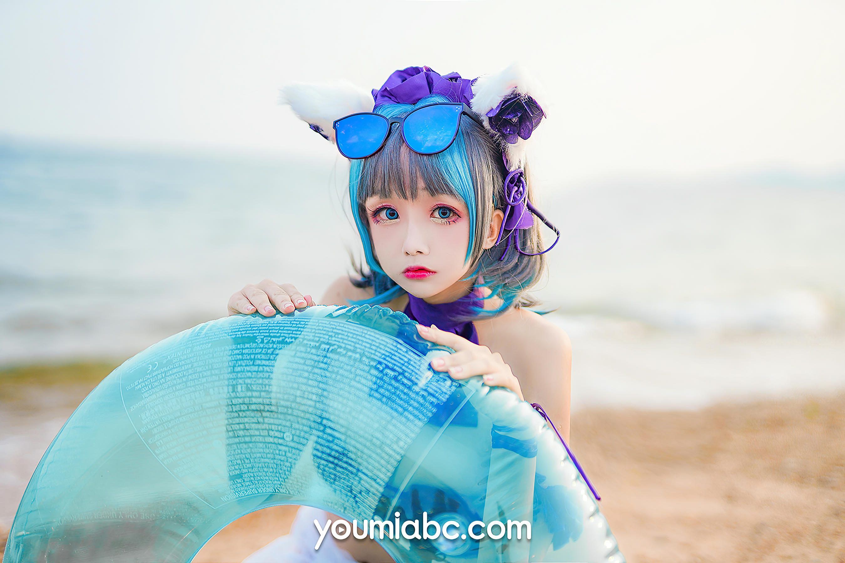 日奈娇-[YouMi]尤蜜 2020.11.10 泳装柴郡猫 奶泡娇 [40P817MB]_第1集