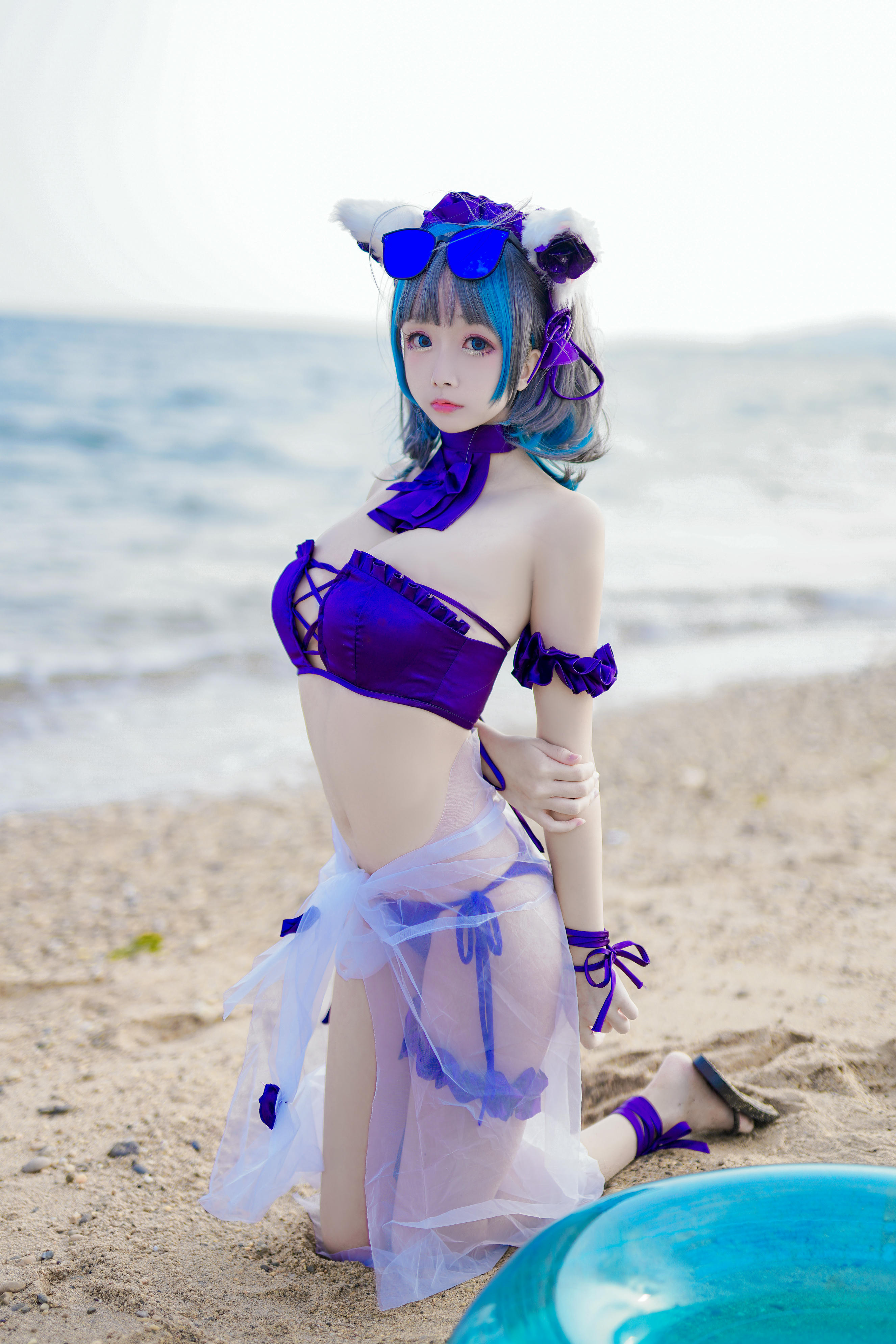 Cosplay日奈娇 - 柴郡猫泳装 [41P-599MB]_第2集