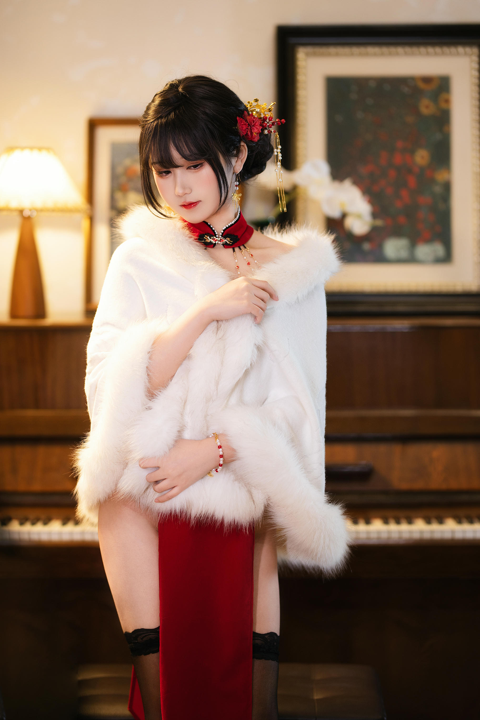 三度_69 NO.071 红丝绒旗袍 [75P3V-704MB]_第1集