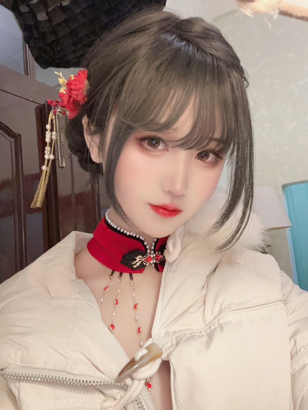 三度_69 NO.071 红丝绒旗袍 [75P3V-704MB]_第2集