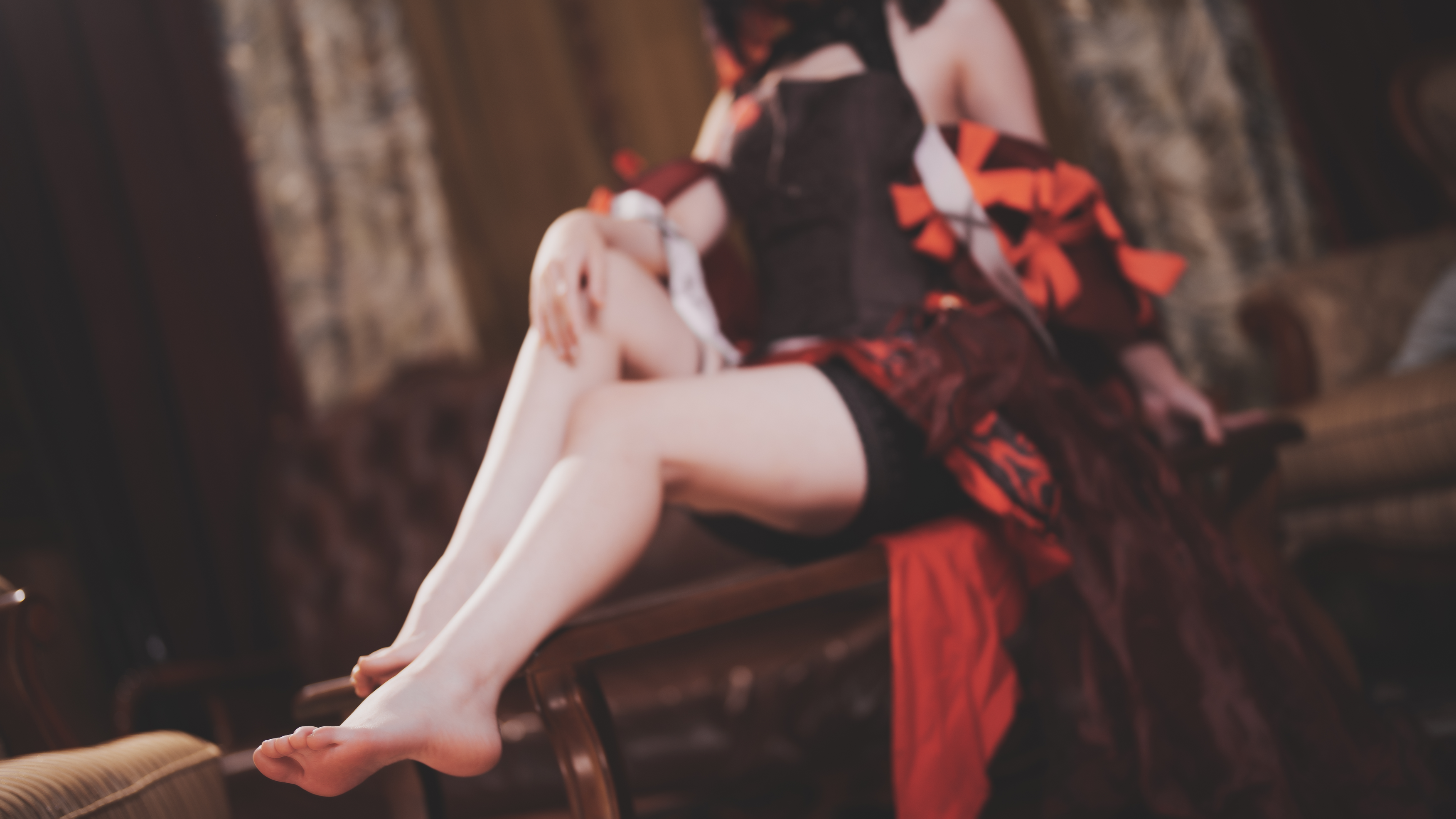 吃货麦麦w-Seele麦麦 NO.002 黑希旗袍物语 [61P8V 976MB]_第2集