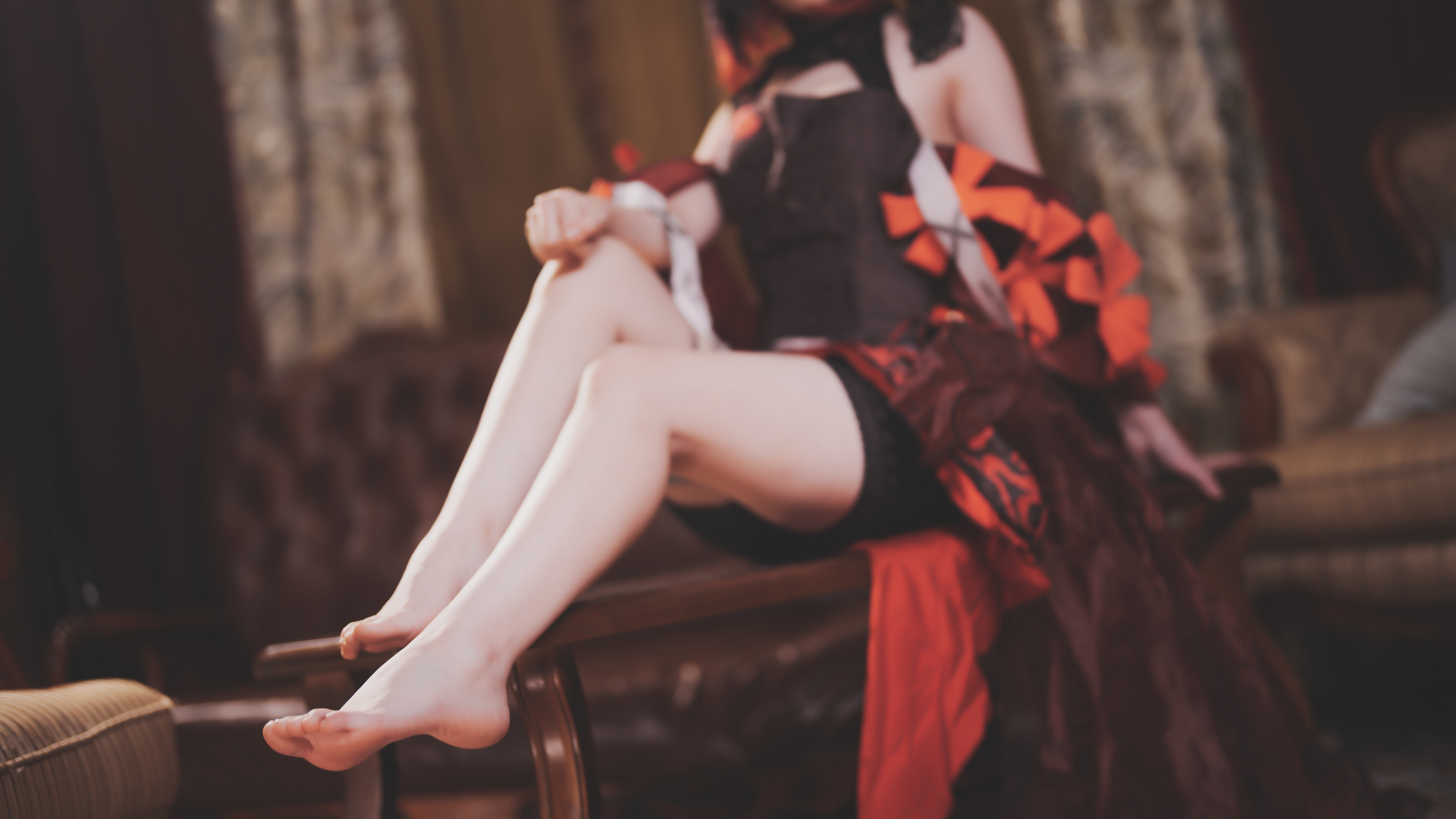 吃货麦麦w-Seele麦麦 NO.002 黑希旗袍物语 [61P8V 976MB]_第2集