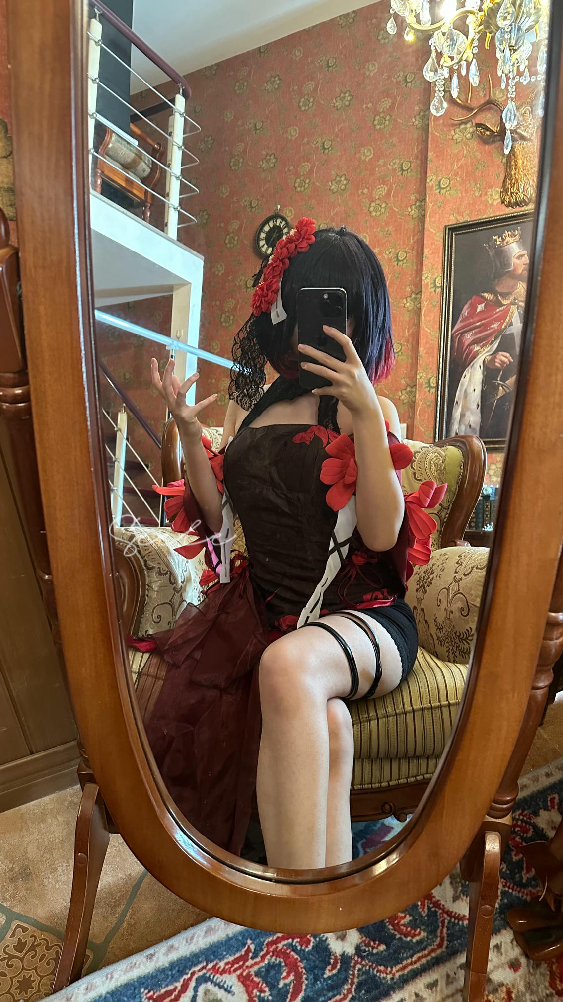 吃货麦麦w-Seele麦麦 NO.002 黑希旗袍物语 [61P8V 976MB]-对镜_第2集