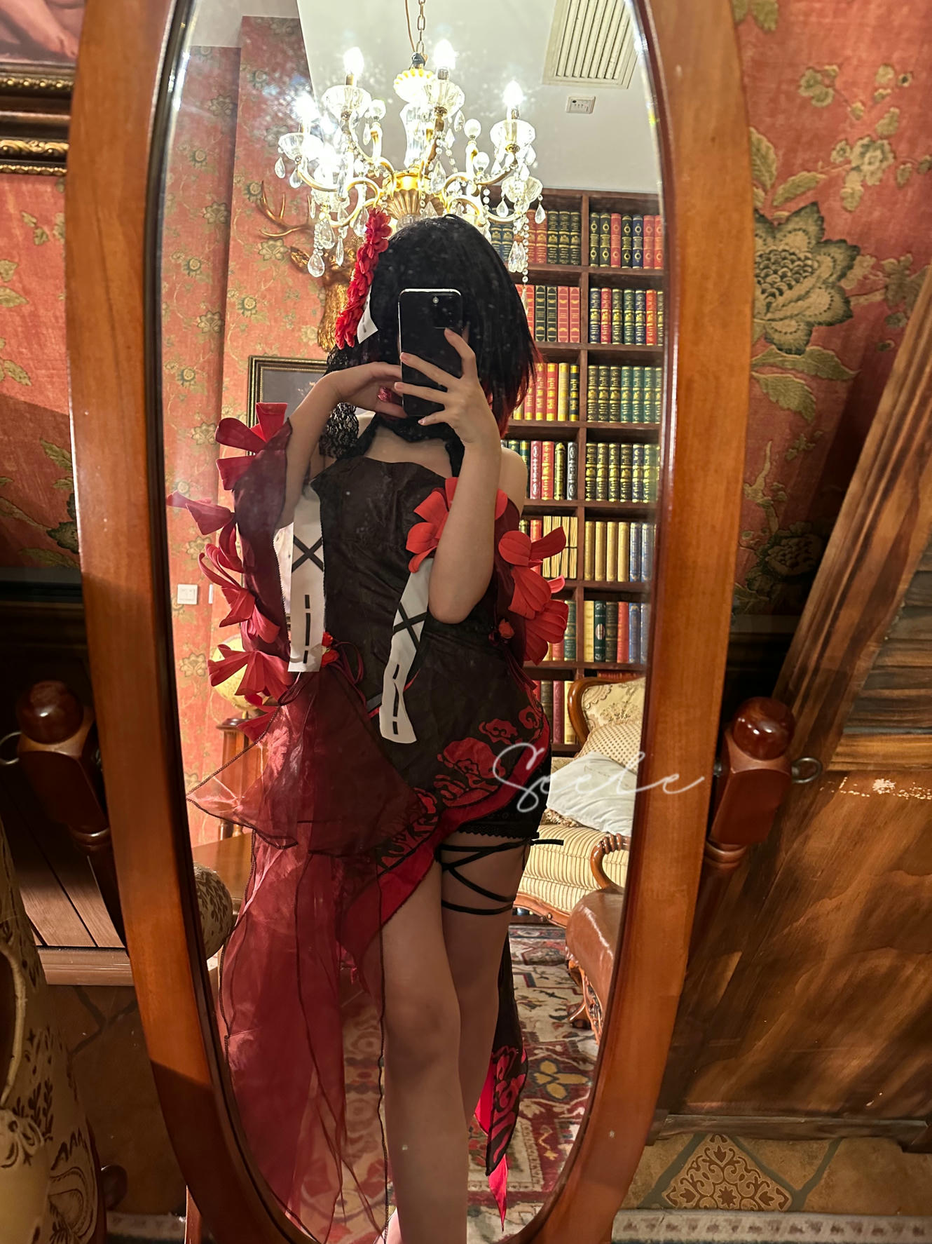 吃货麦麦w-Seele麦麦 NO.002 黑希旗袍物语 [61P8V 976MB]-对镜_第1集