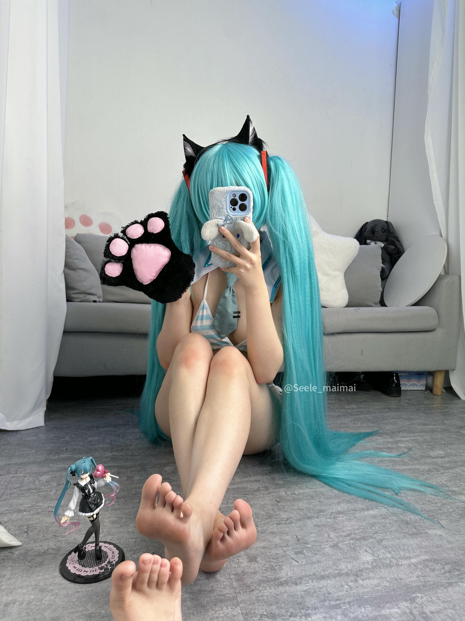 吃货麦麦w-Seele麦麦 NO.007 初音 [80P 273MB]_第3集