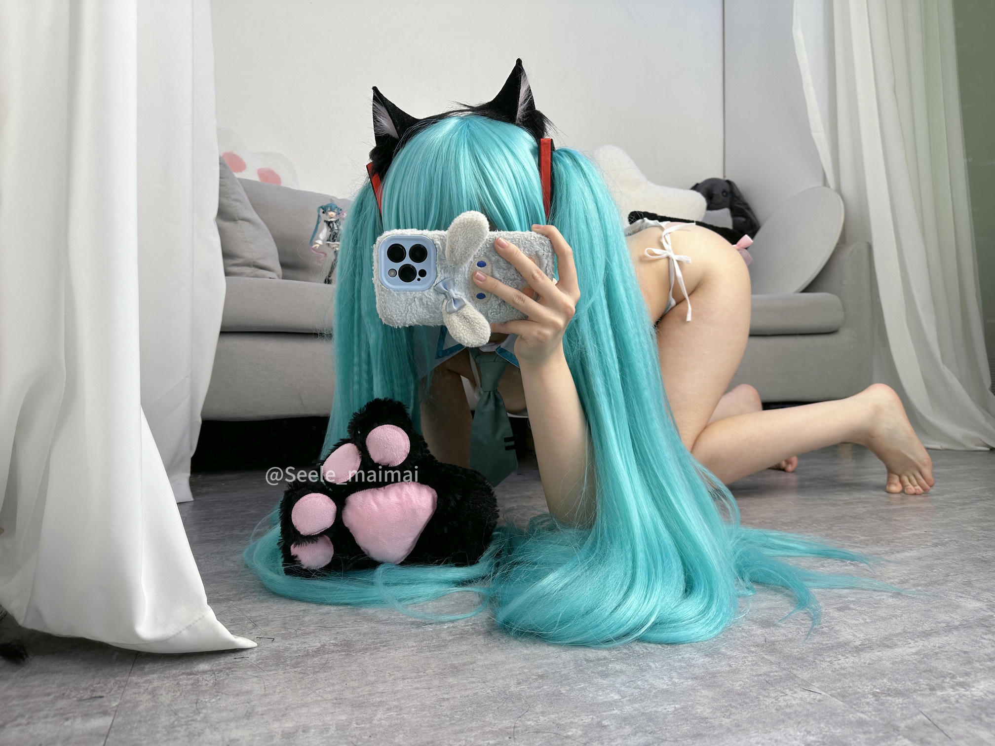 吃货麦麦w-Seele麦麦 NO.007 初音 [80P 273MB]_第3集