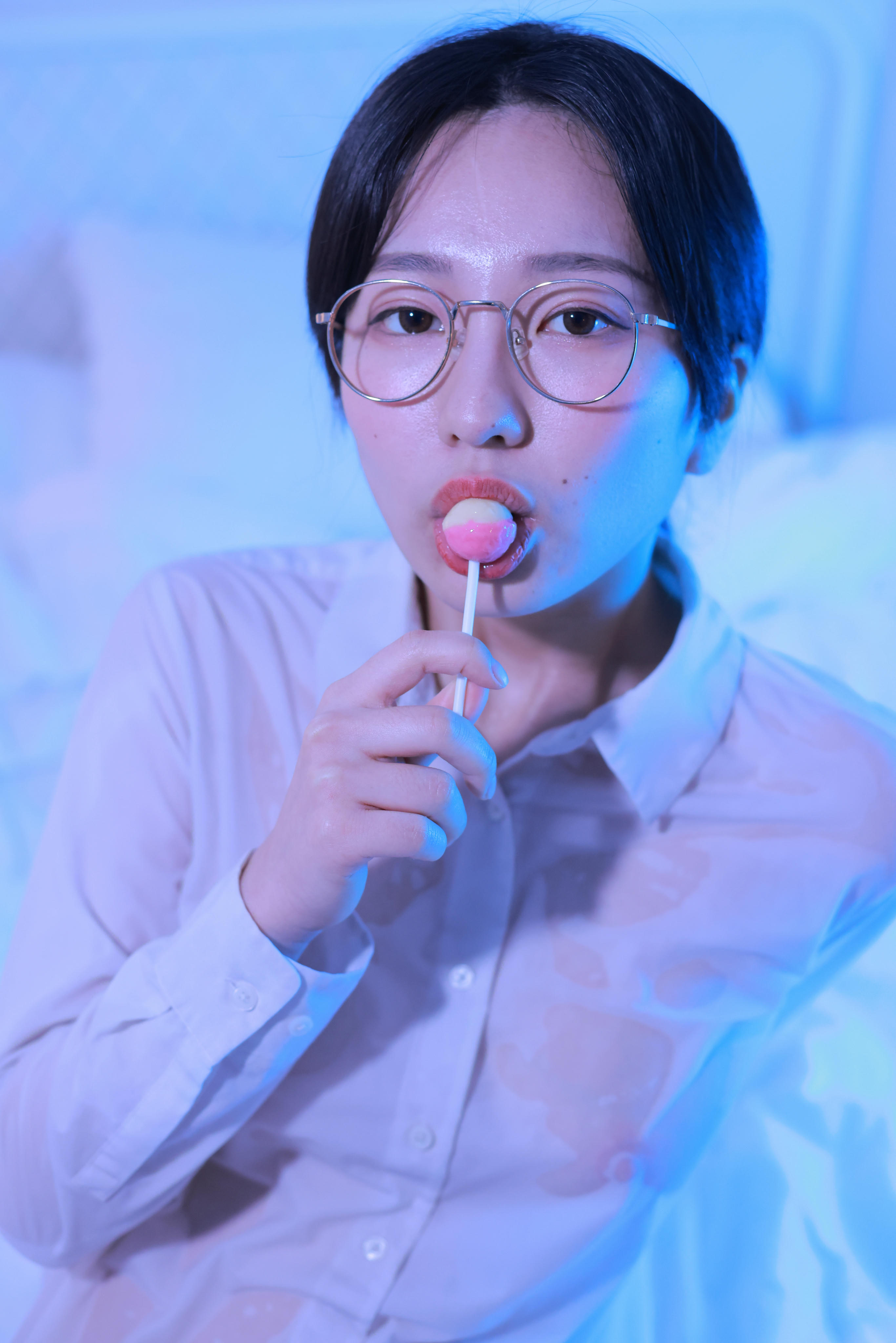 韩国妹子-Sehee (세희) NO.021 Glasses Shirt [112P1V-1.78GB]_第1集