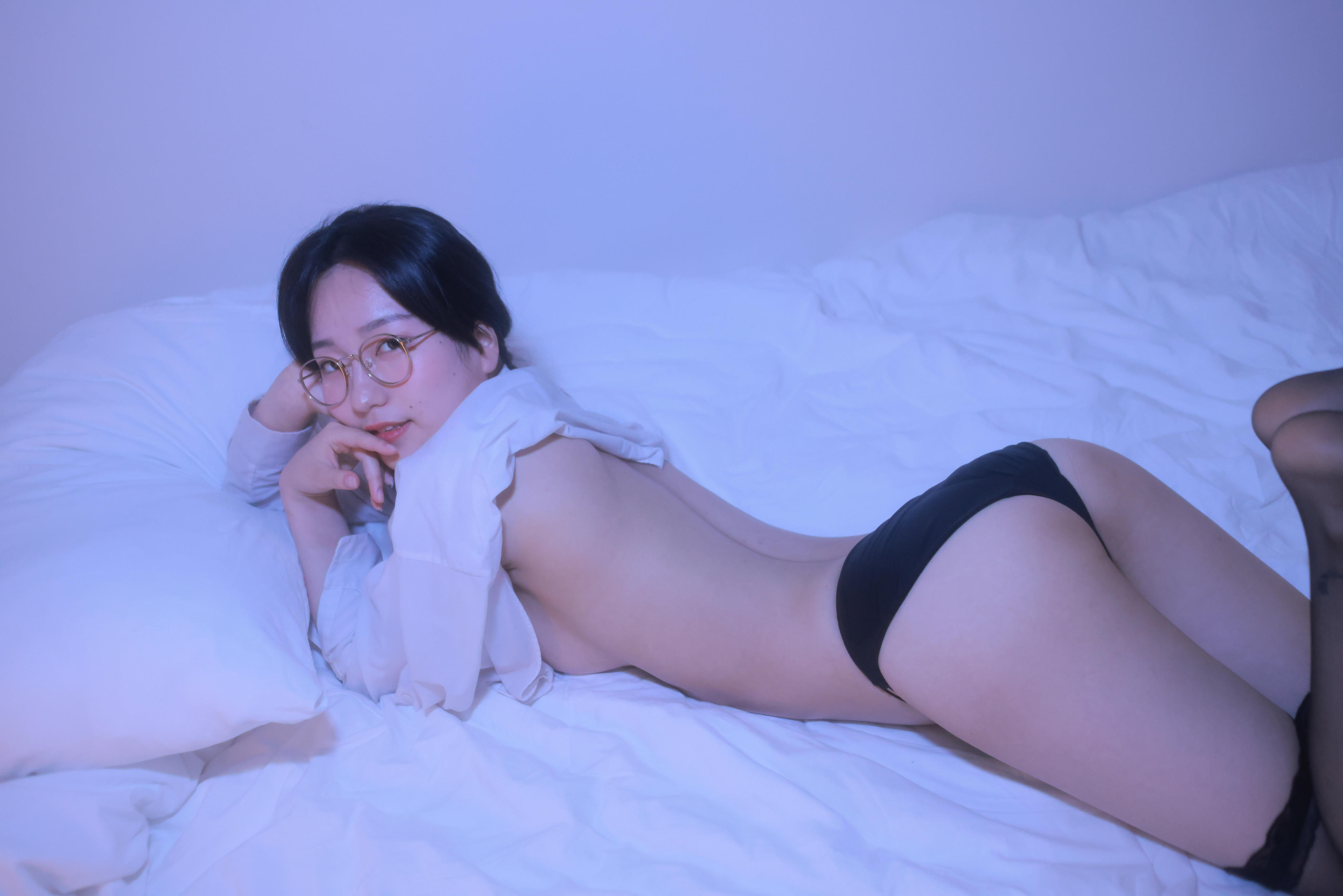 韩国妹子-Sehee (세희) NO.021 Glasses Shirt [112P1V-1.78GB]_第4集