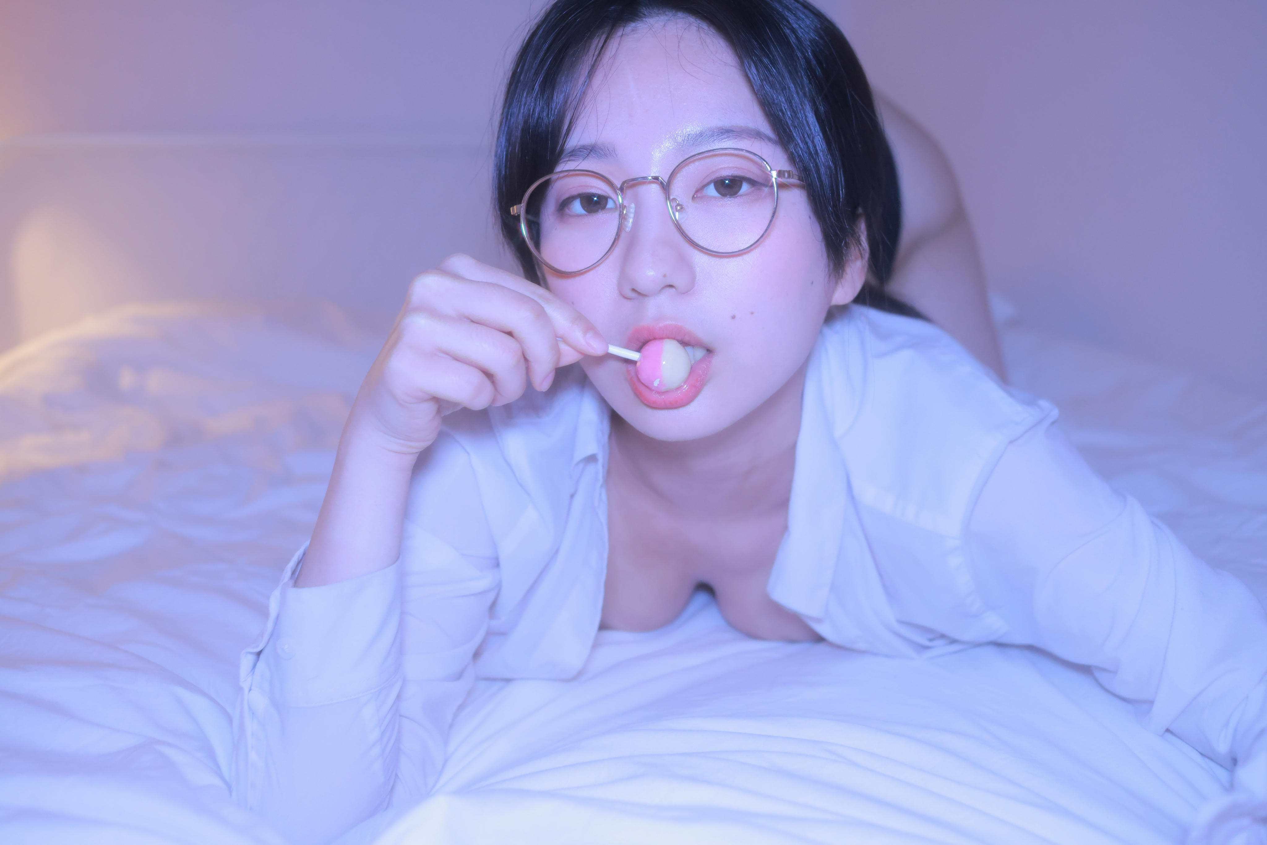 韩国妹子-Sehee (세희) NO.021 Glasses Shirt [112P1V-1.78GB]_第4集