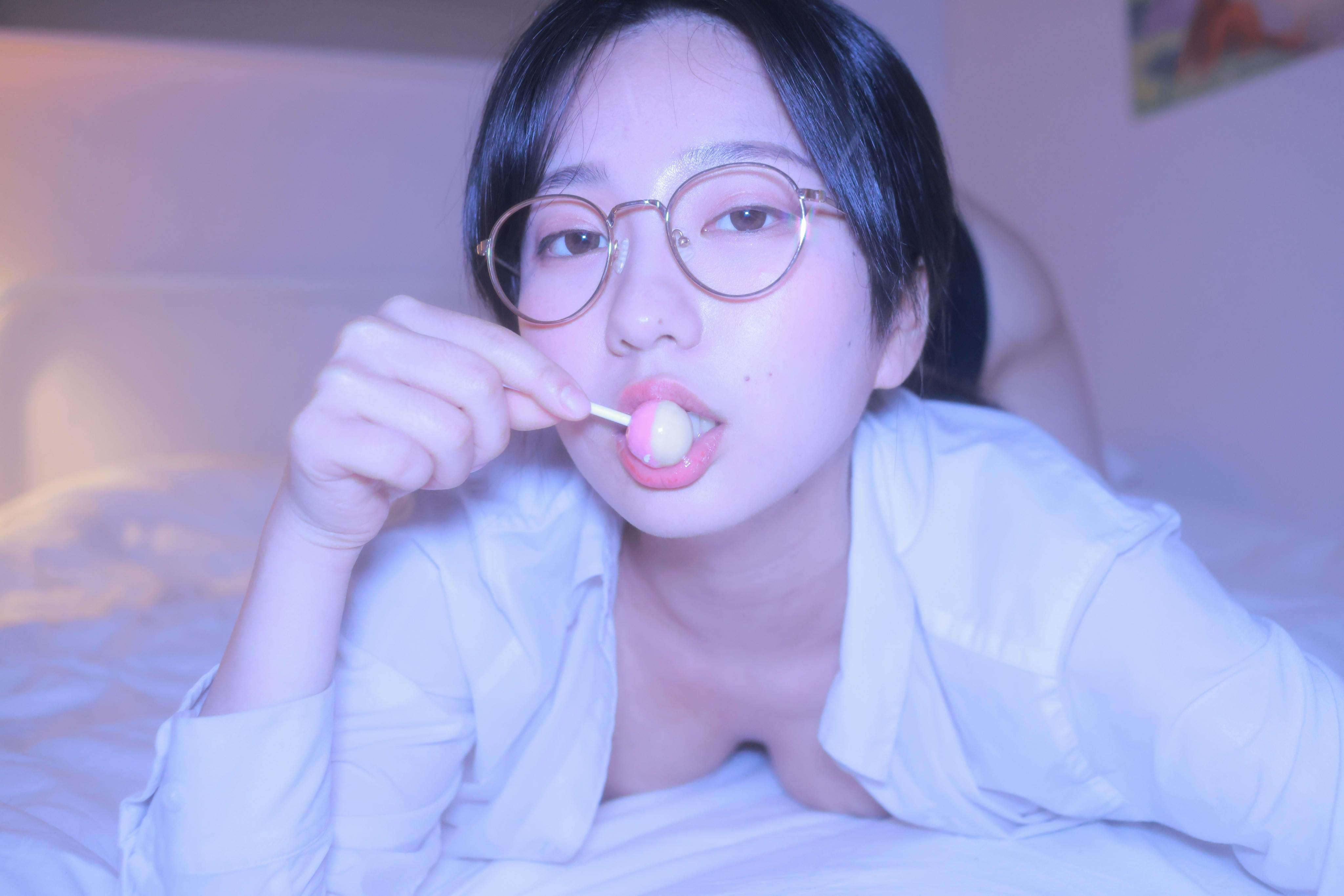 韩国妹子-Sehee (세희) NO.021 Glasses Shirt [112P1V-1.78GB]_第4集