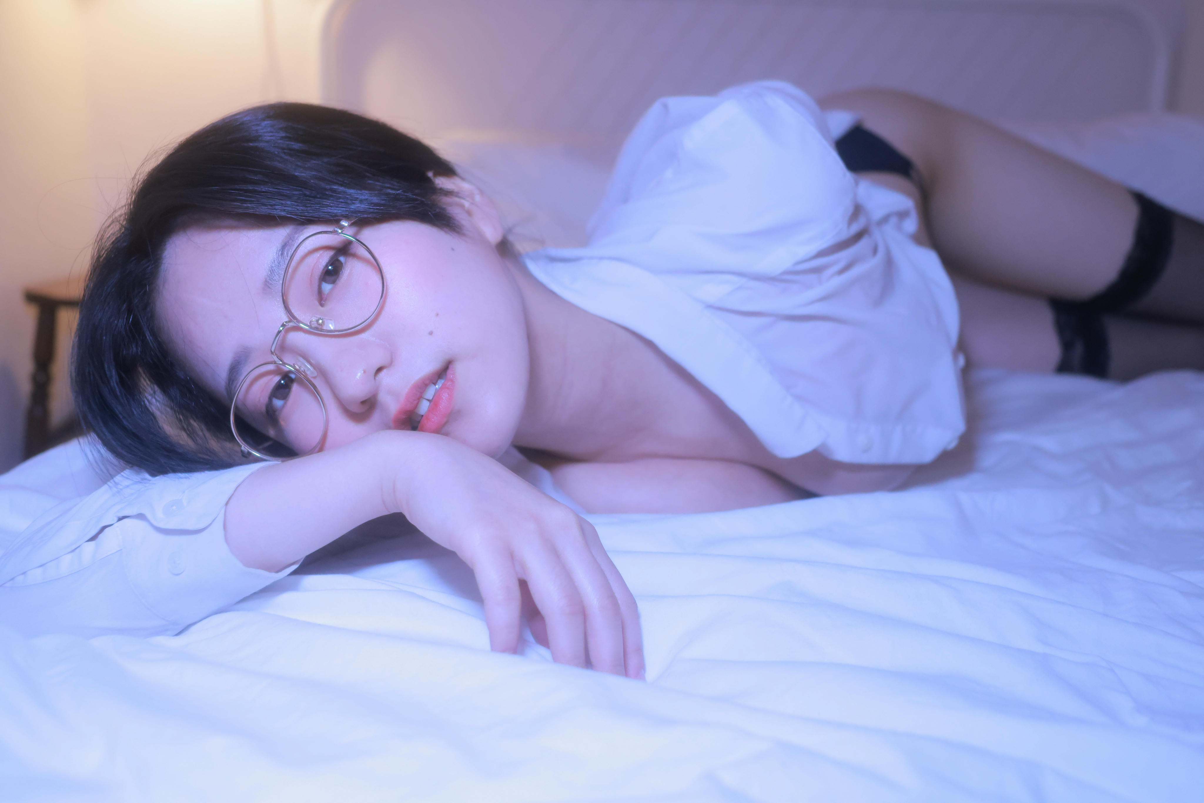 韩国妹子-Sehee (세희) NO.021 Glasses Shirt [112P1V-1.78GB]_第4集