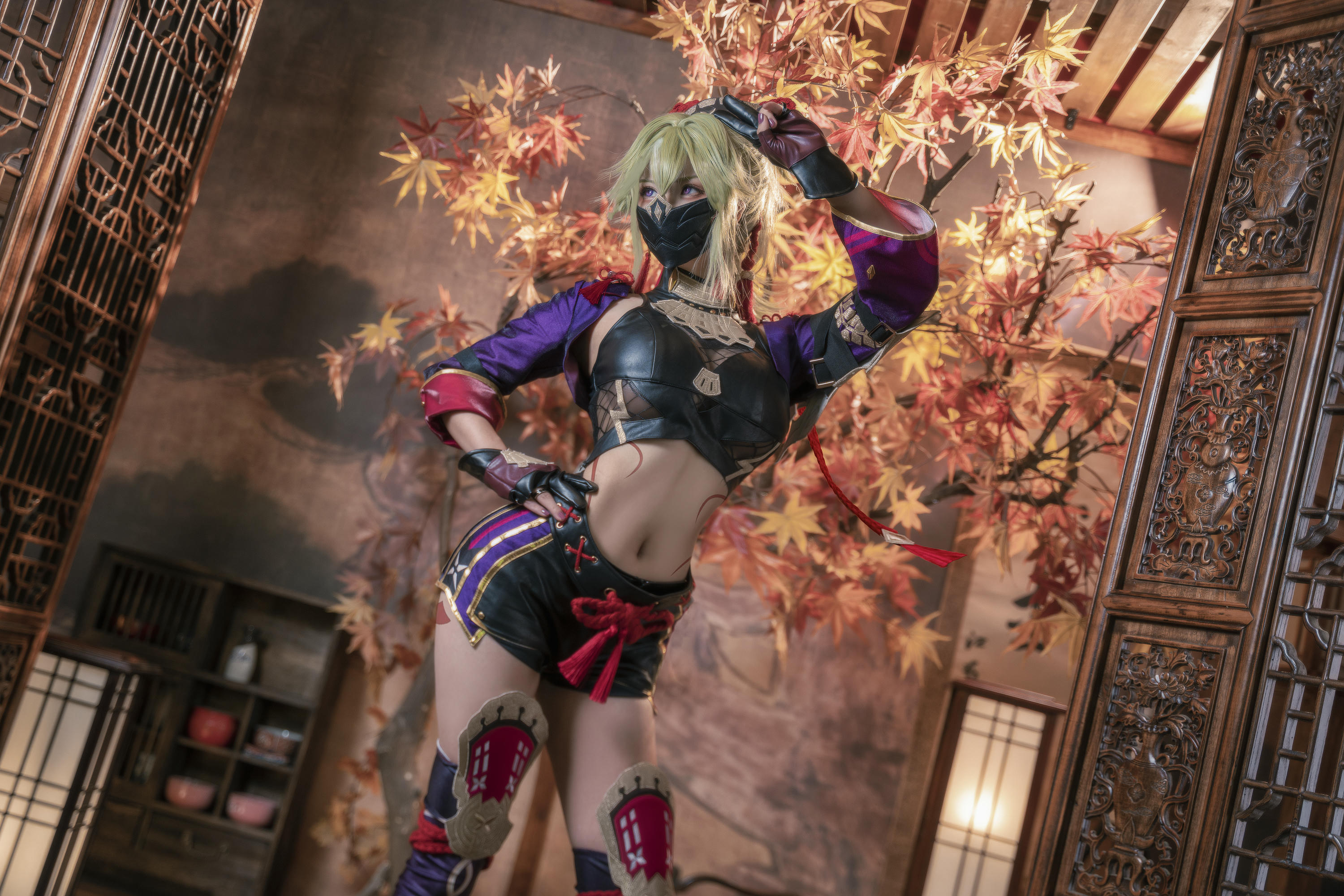 Seya-狮砸 NO.010 久岐忍 克洛琳德 凌华[21P-208.1M]_第1集