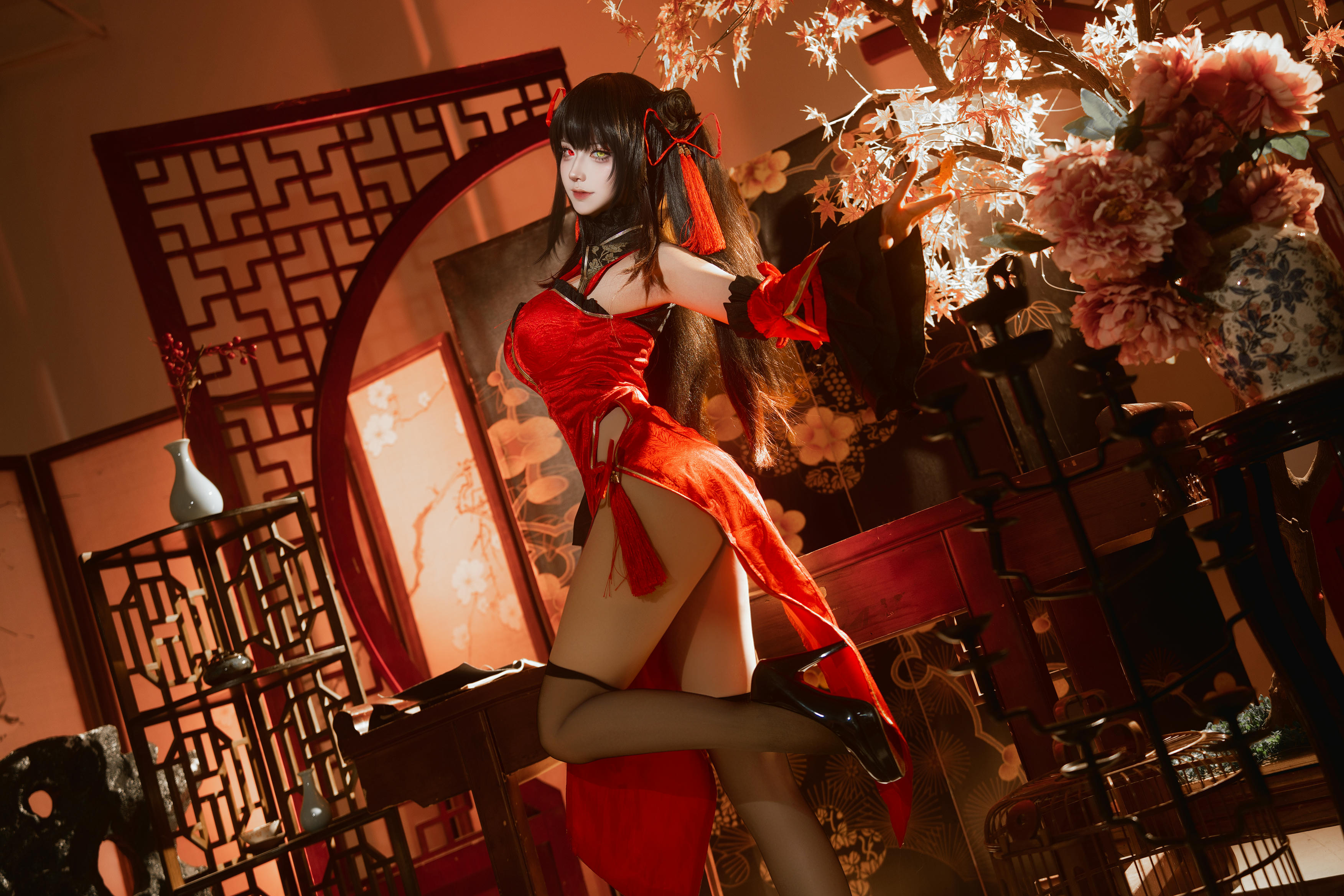 Seya-狮砸 NO.021 25年01月限定 狂三旗袍1[12P 142M]_第1集