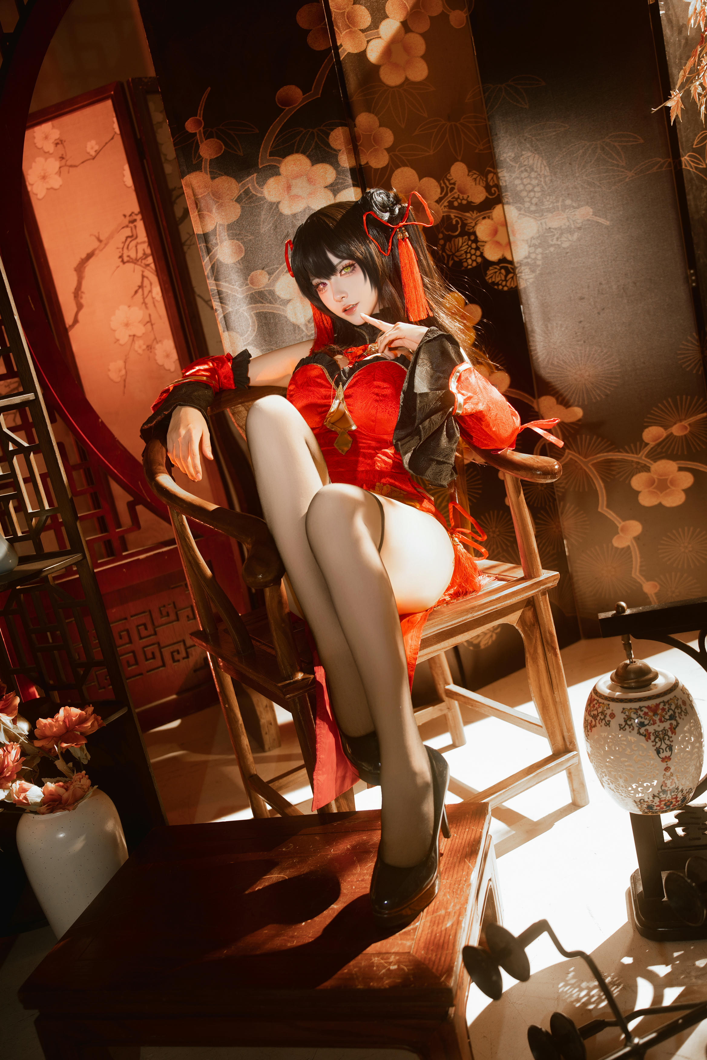 Seya-狮砸 NO.021 25年01月限定 狂三旗袍1[12P 142M]_第1集