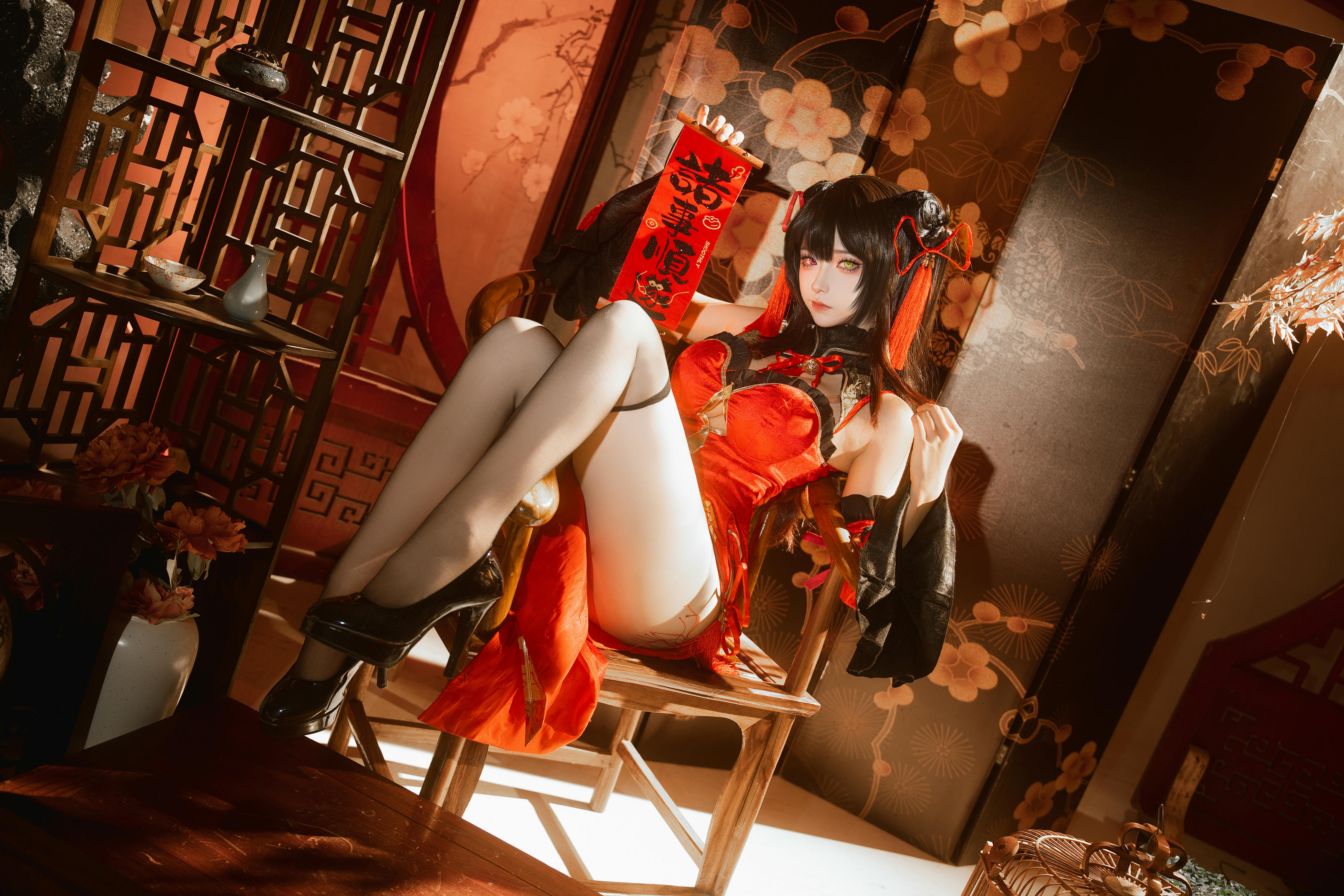 Seya-狮砸 NO.021 25年01月限定 狂三旗袍1[12P 142M]_第1集