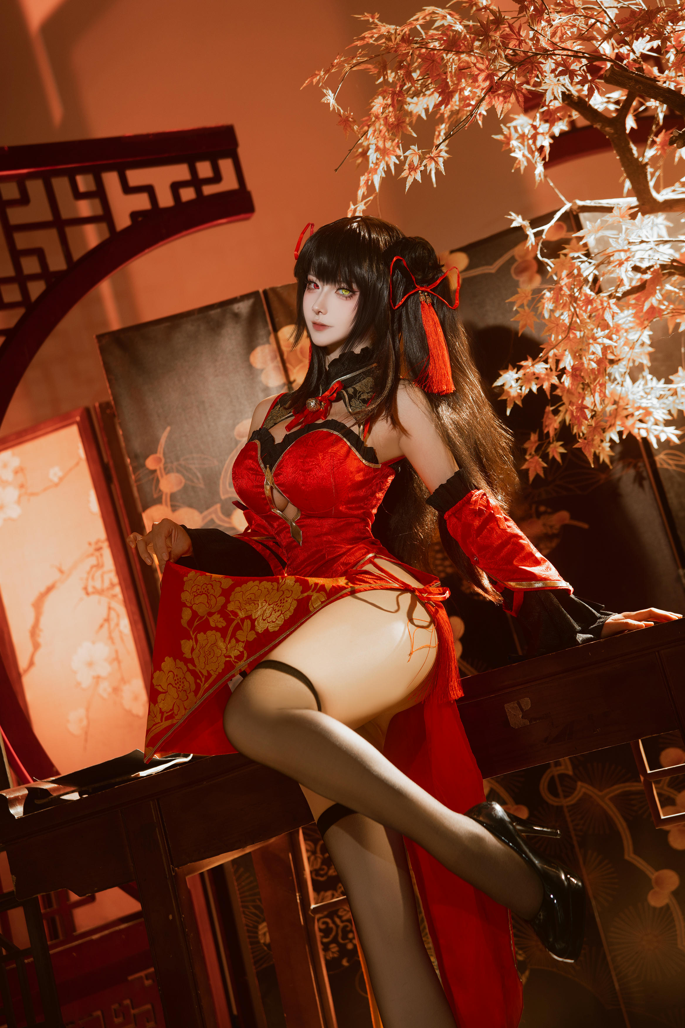 Seya-狮砸 NO.021 25年01月限定 狂三旗袍1[12P 142M]_第1集