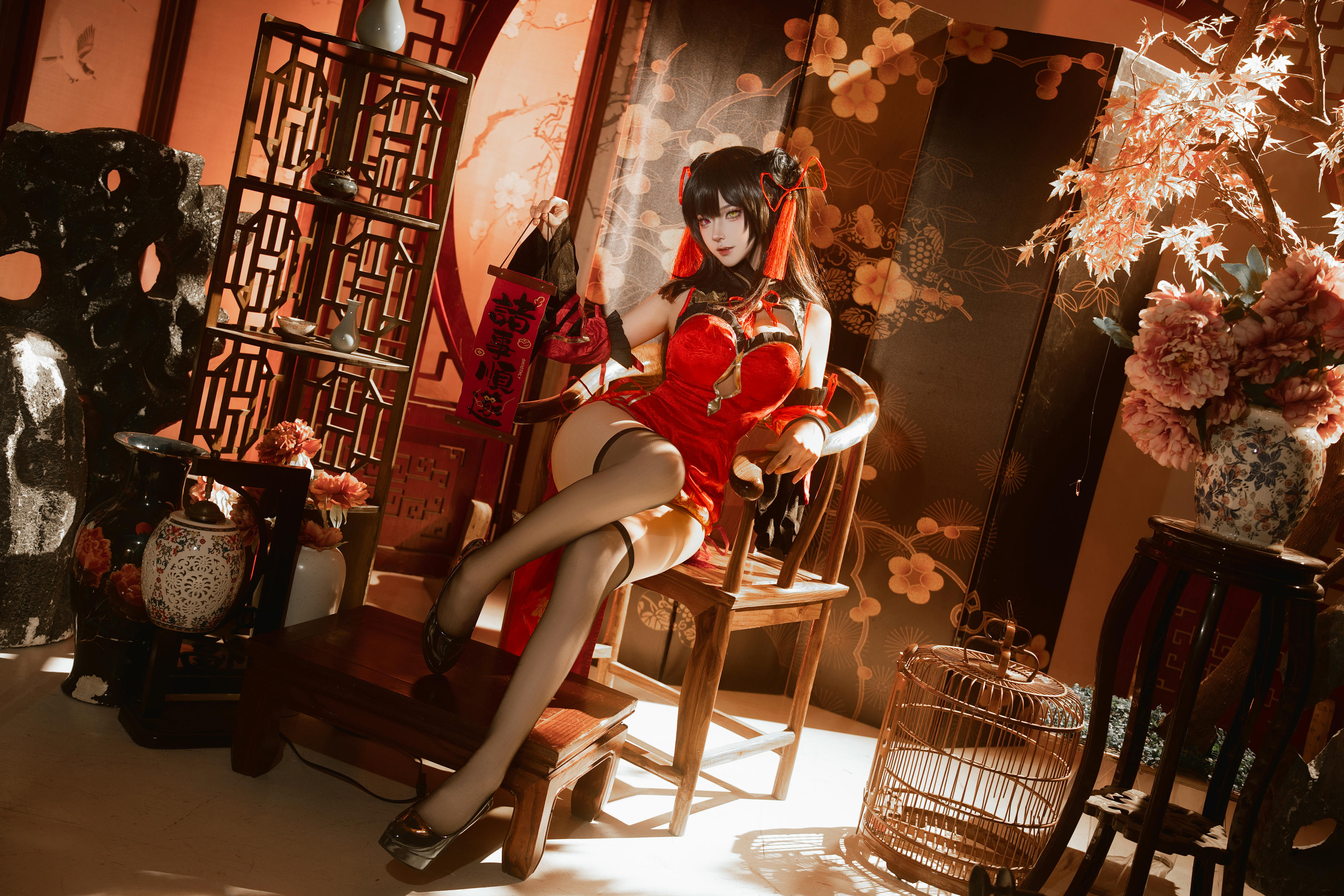 Seya-狮砸 NO.021 25年01月限定 狂三旗袍1[12P 142M]_第1集