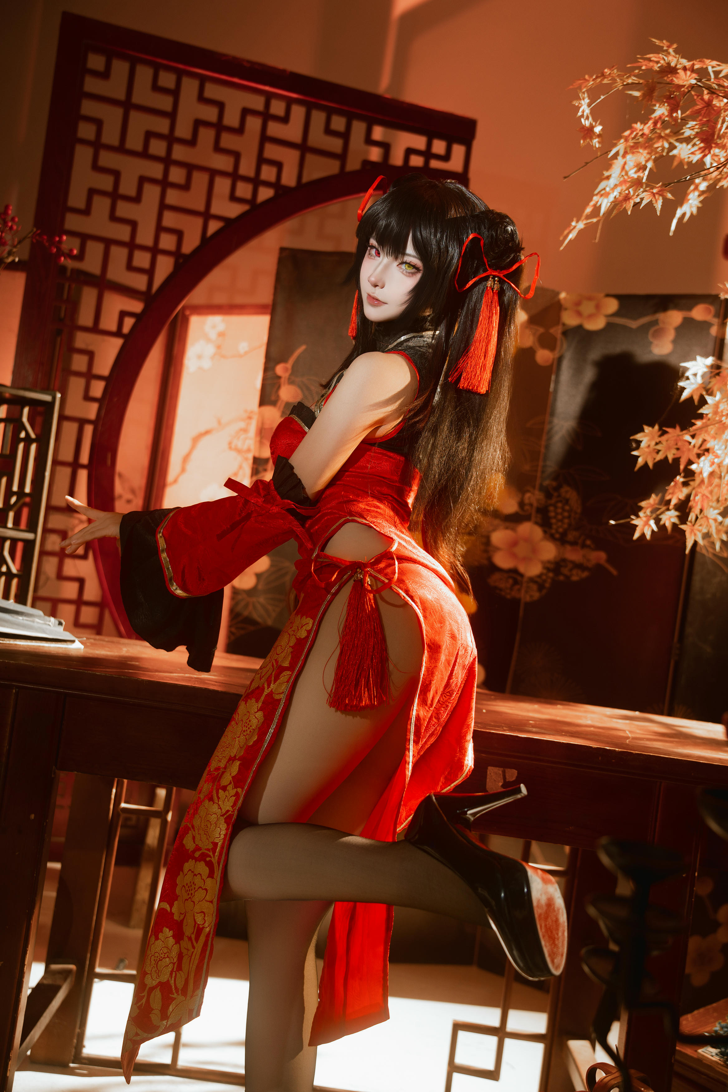 Seya-狮砸 NO.021 25年01月限定 狂三旗袍1[12P 142M]_第1集